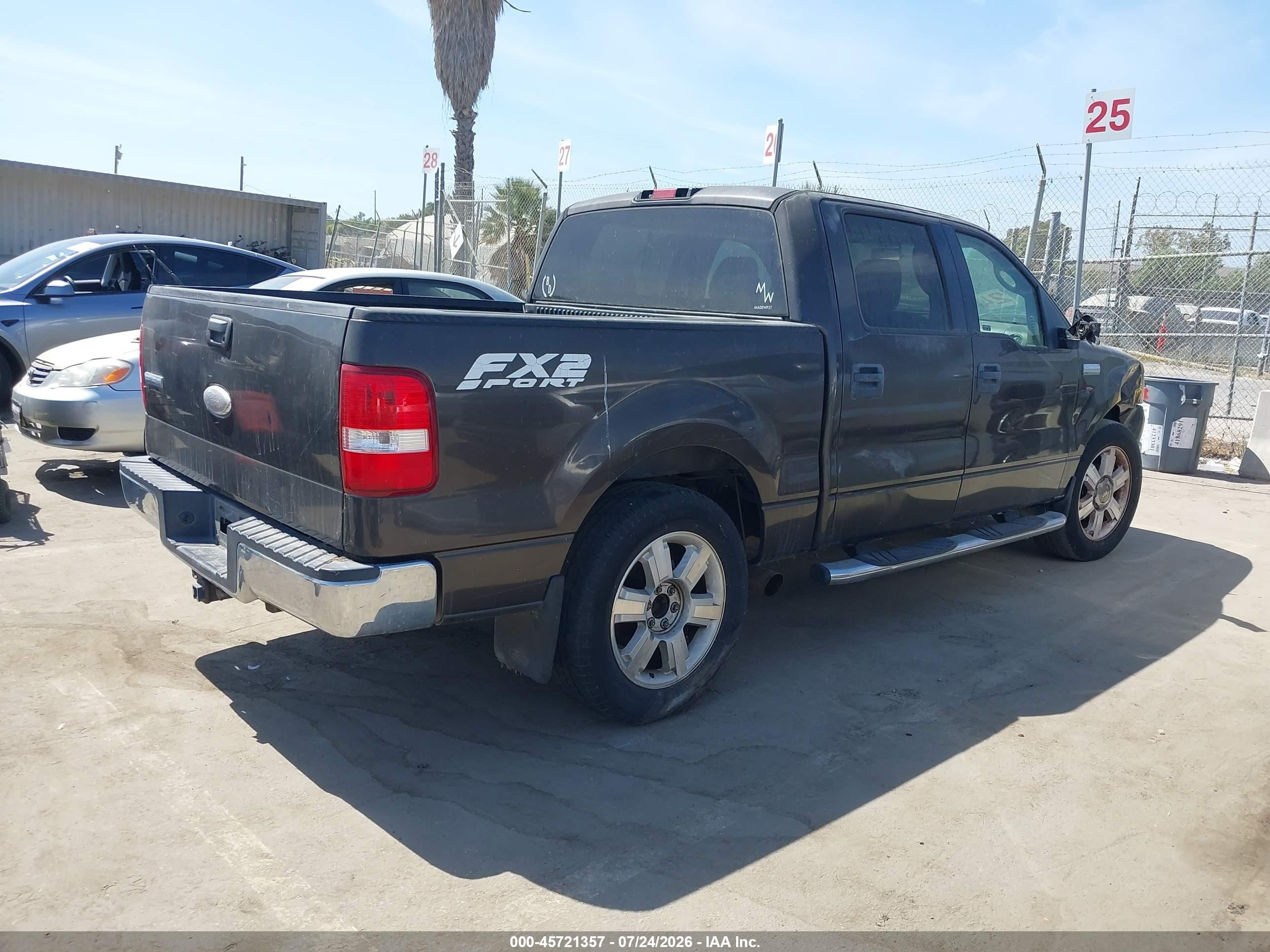 2006 Ford F-150 Lariat/xlt Gray vin: 1FTPW12586KC47422