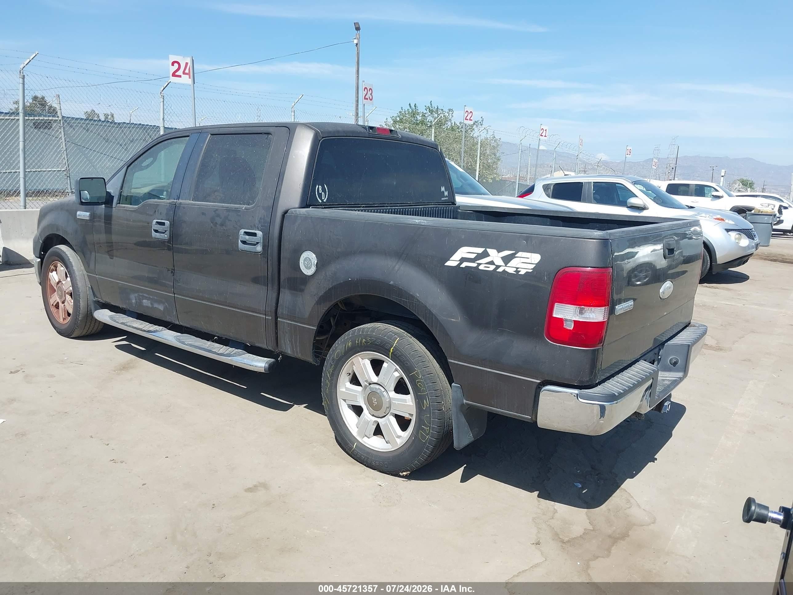 2006 Ford F-150 Lariat/xlt Gray vin: 1FTPW12586KC47422