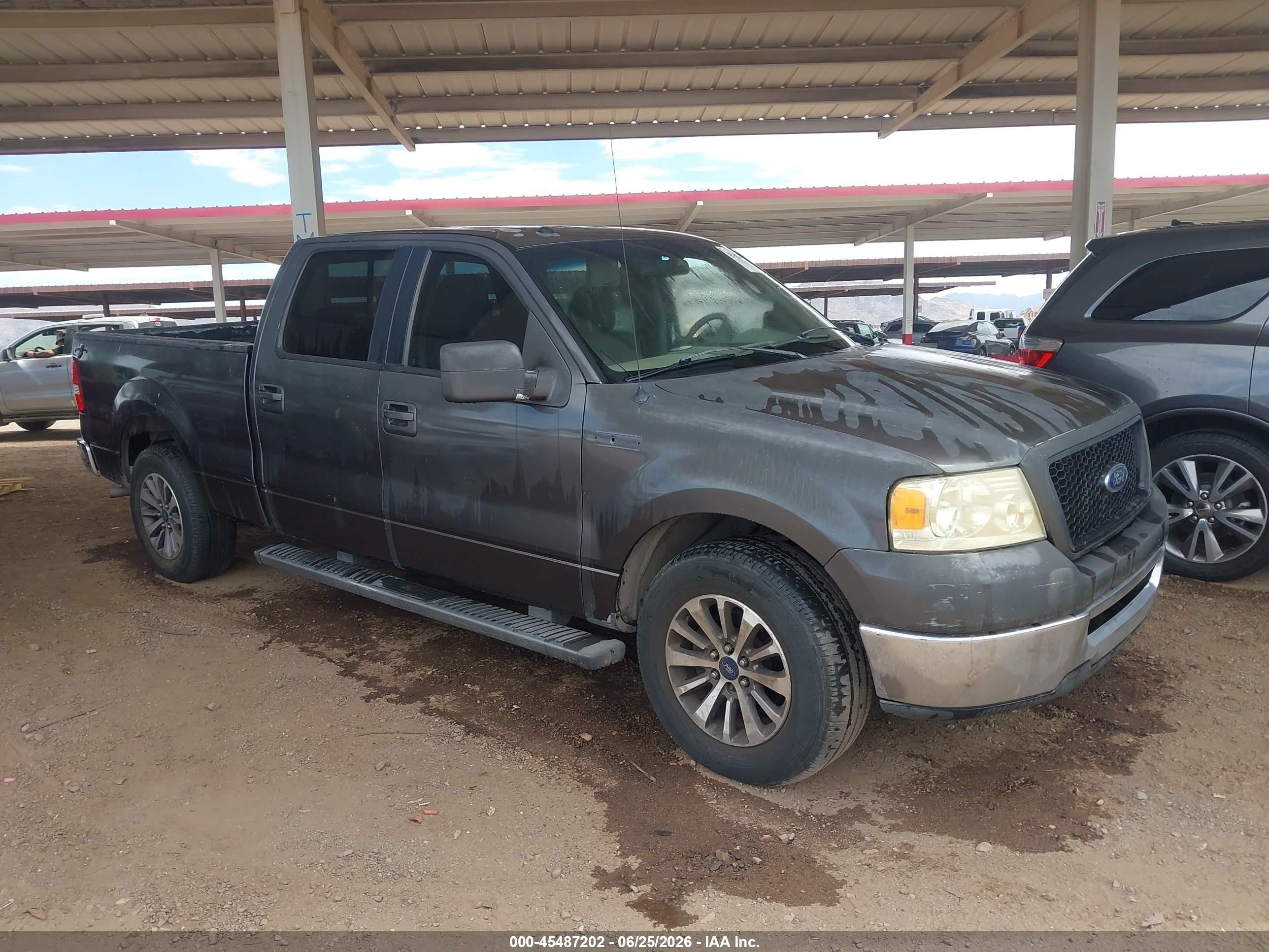2006 Ford F-150 Lariat/xlt Gray vin: 1FTPW12586KD58813