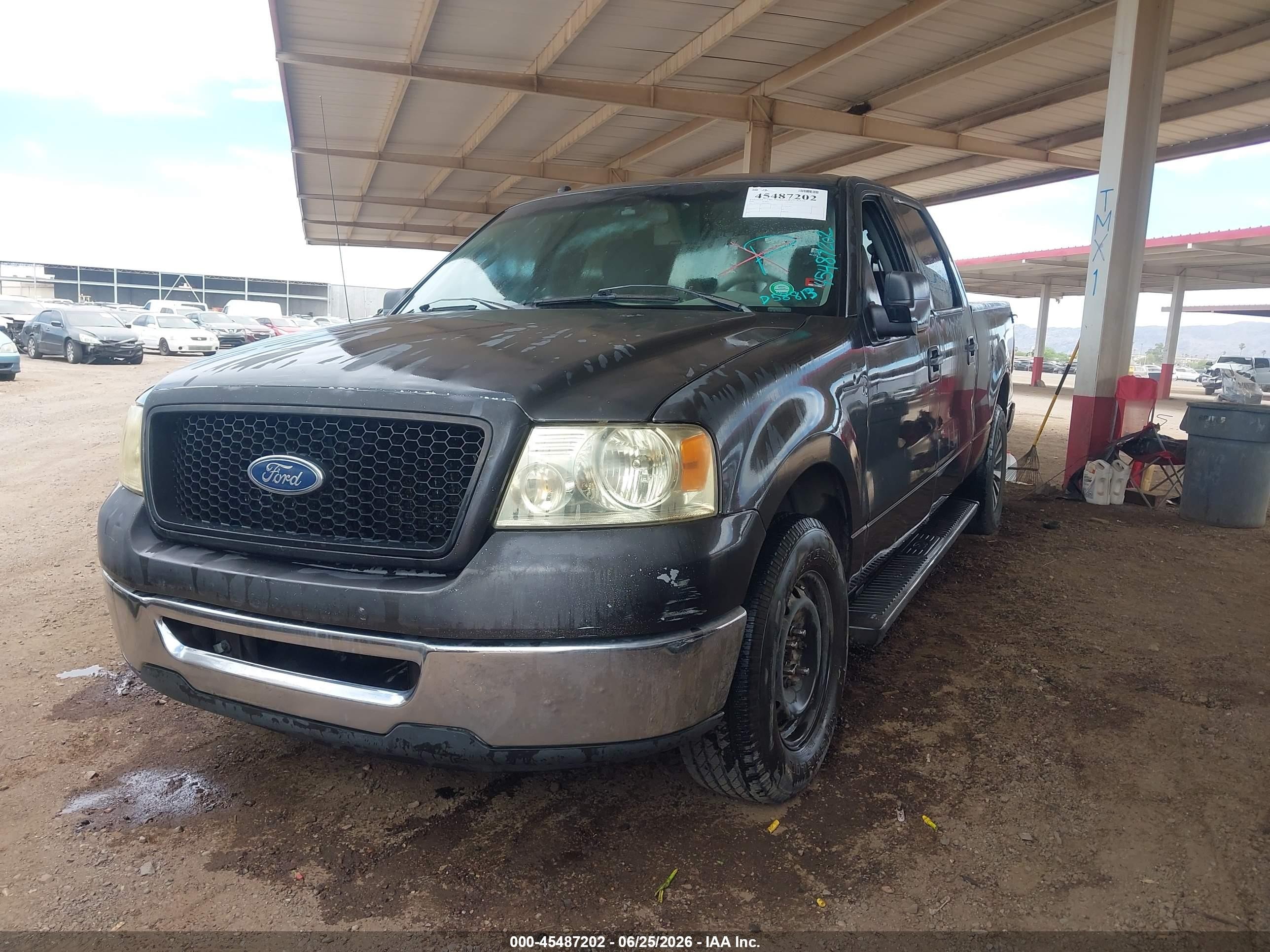 2006 Ford F-150 Lariat/xlt Gray vin: 1FTPW12586KD58813