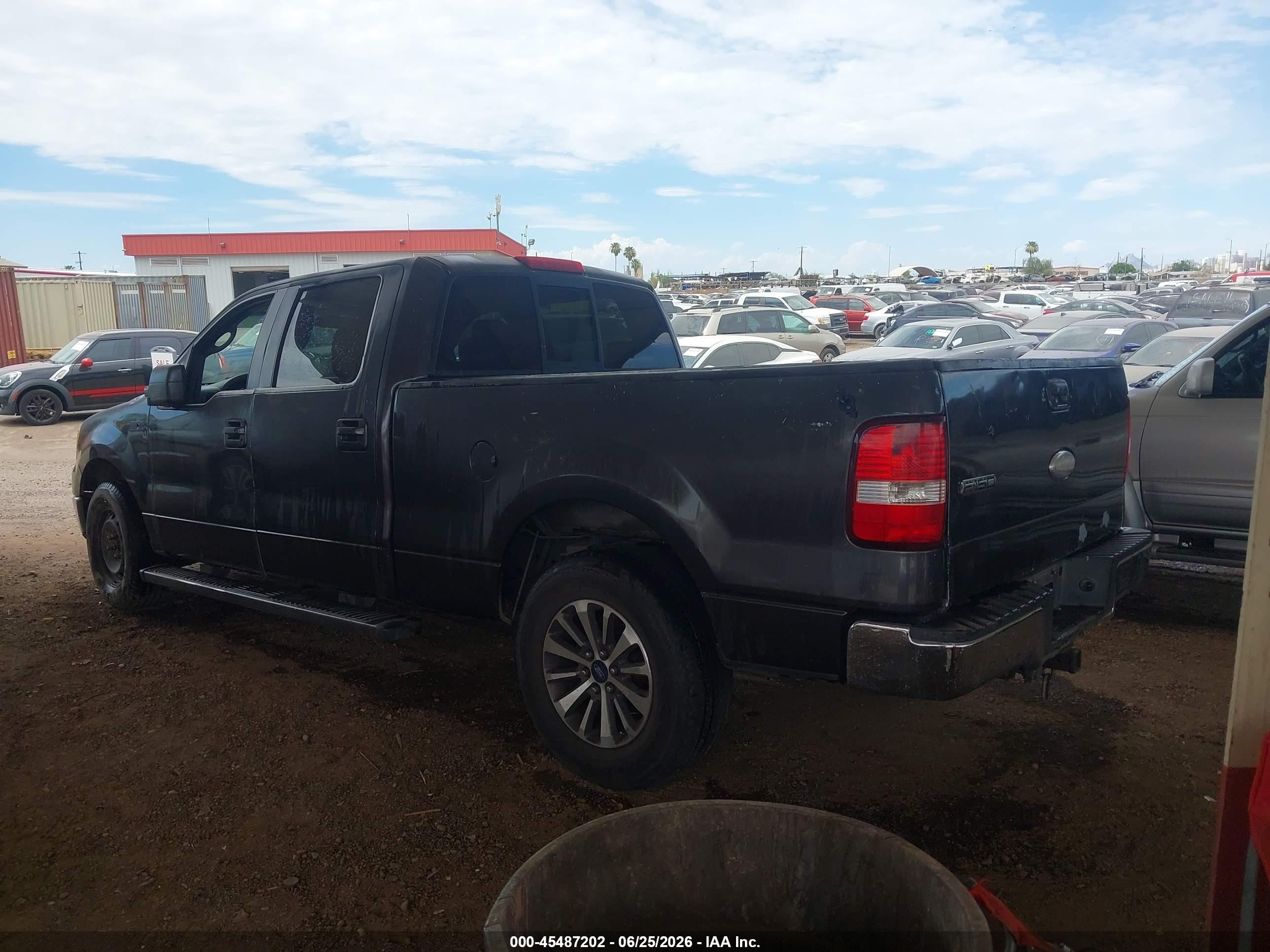 2006 Ford F-150 Lariat/xlt Gray vin: 1FTPW12586KD58813