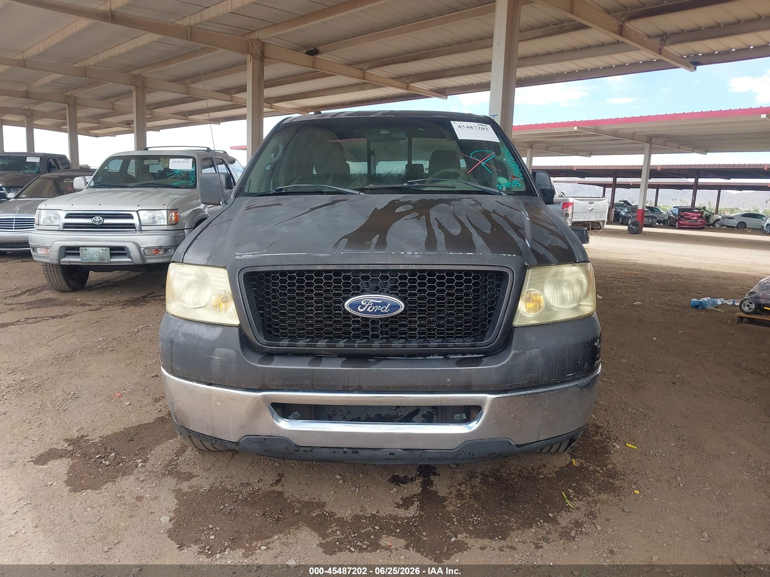 2006 Ford F-150 Lariat/xlt Gray vin: 1FTPW12586KD58813