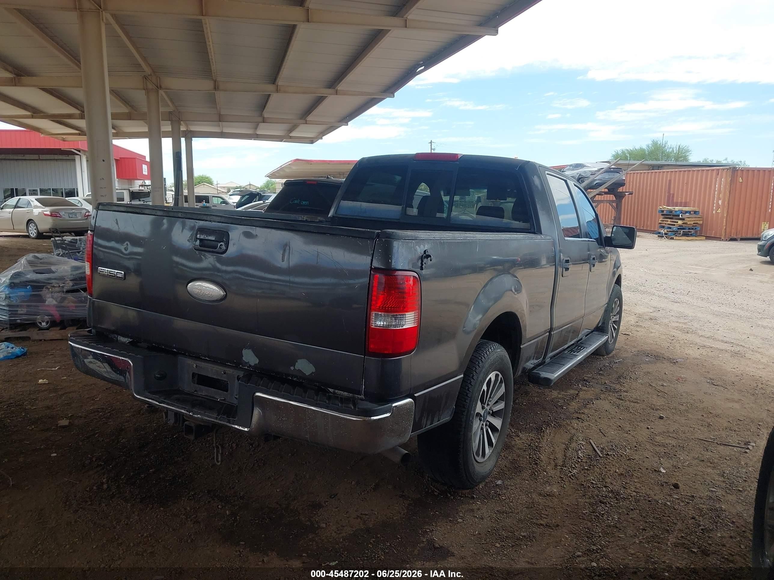 2006 Ford F-150 Lariat/xlt Gray vin: 1FTPW12586KD58813