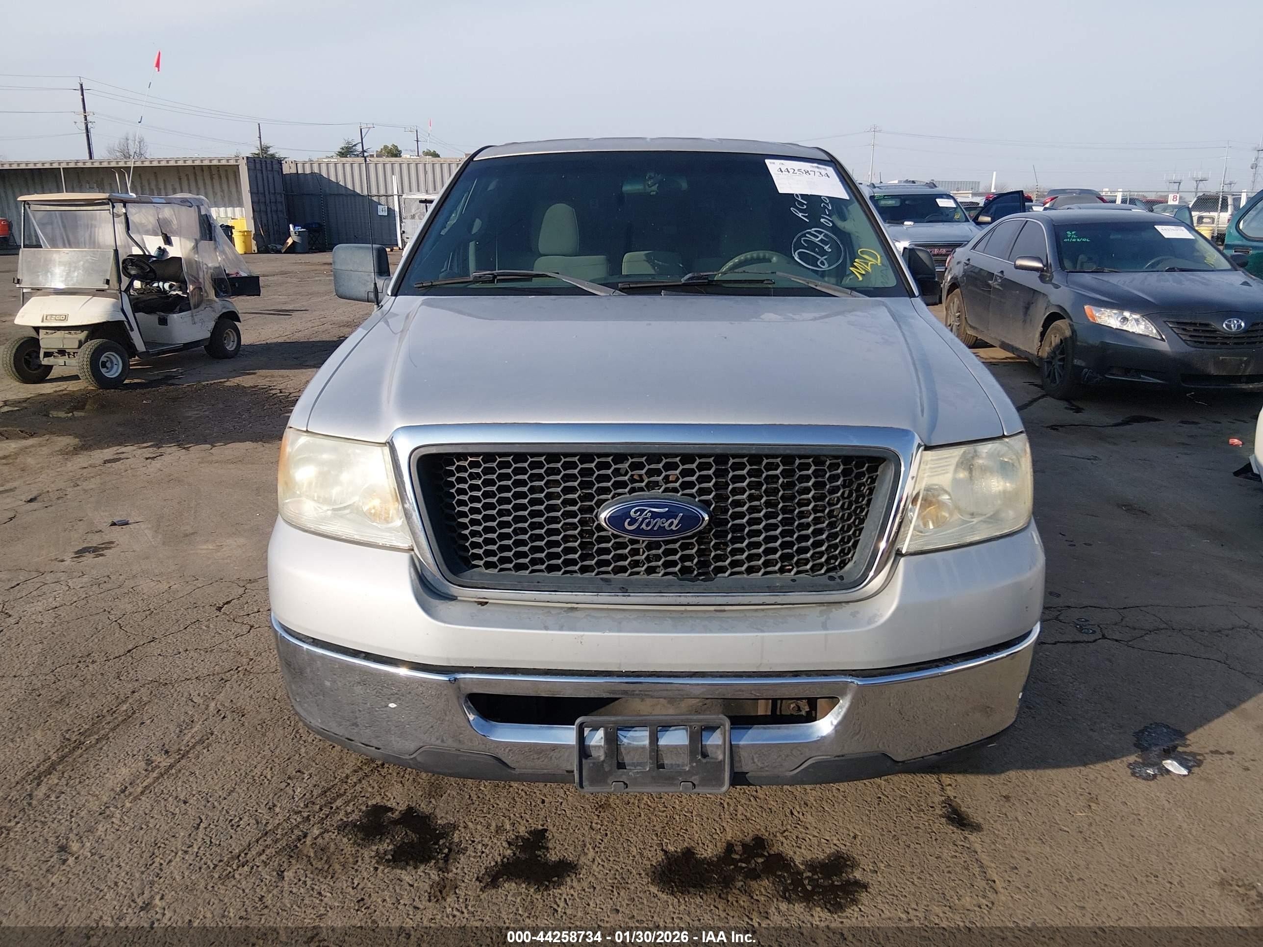2007 Ford F-150 Lariat/xlt Silver vin: 1FTPW12587KC82074