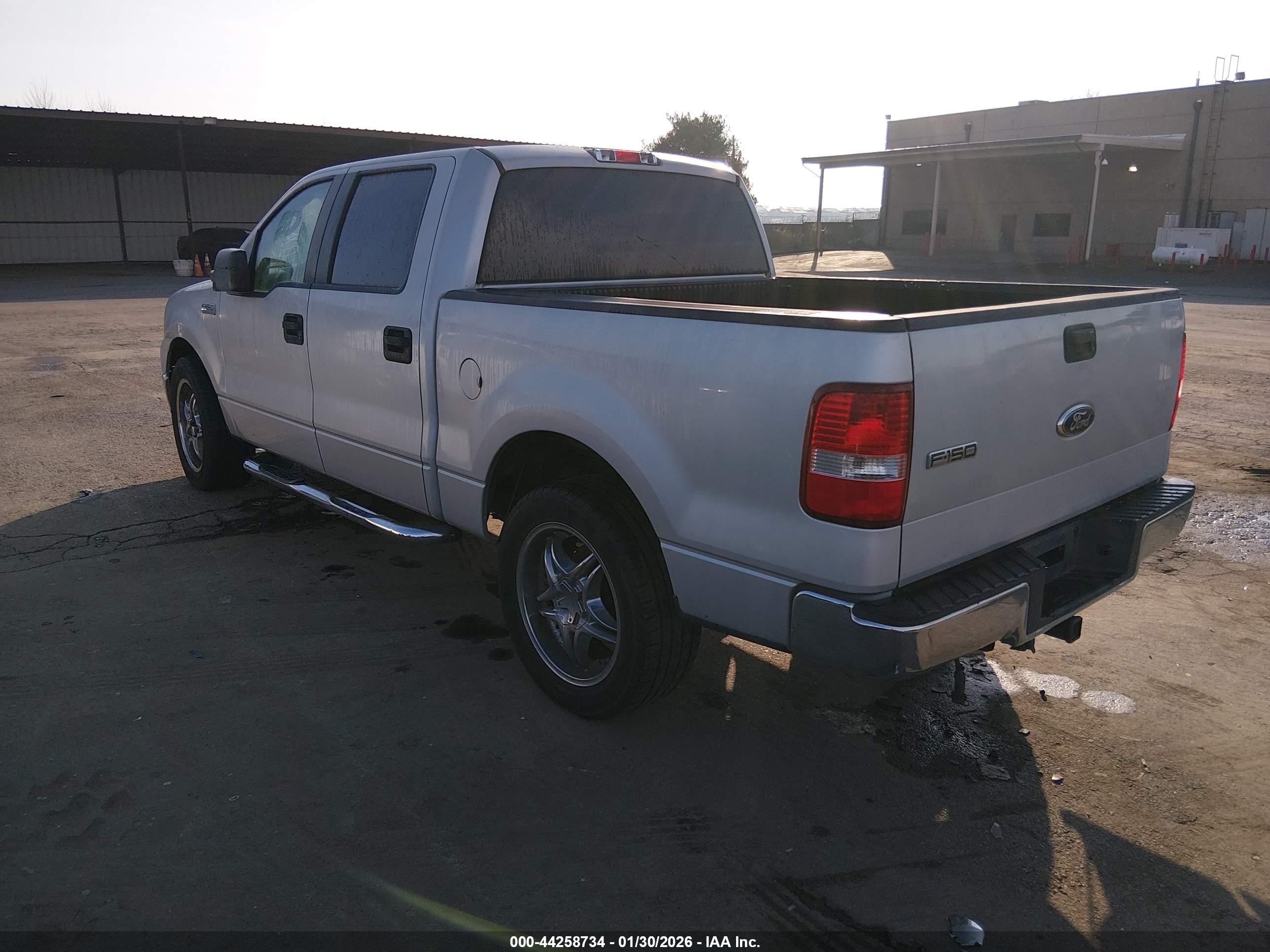 2007 Ford F-150 Lariat/xlt Silver vin: 1FTPW12587KC82074