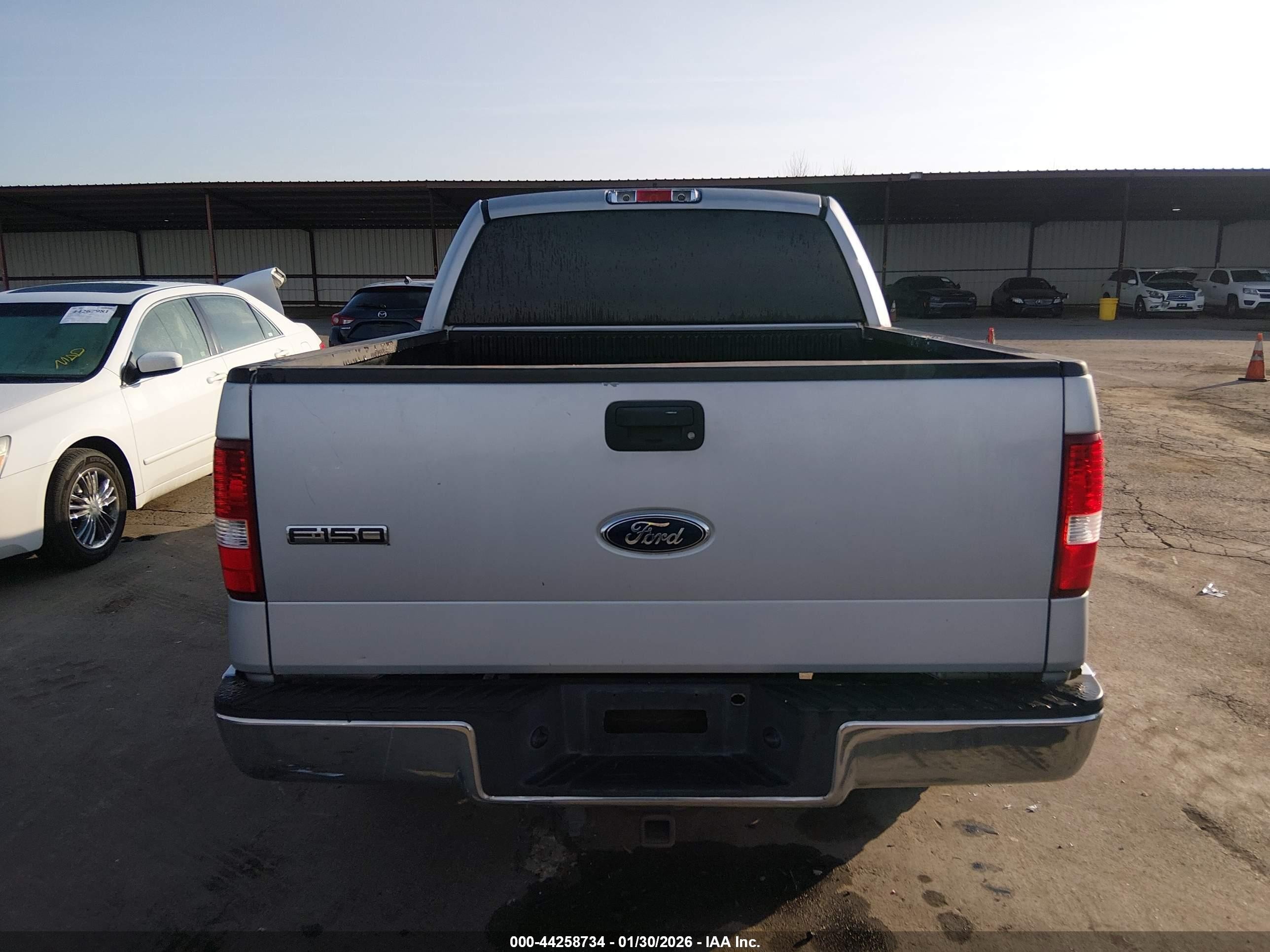 2007 Ford F-150 Lariat/xlt Silver vin: 1FTPW12587KC82074