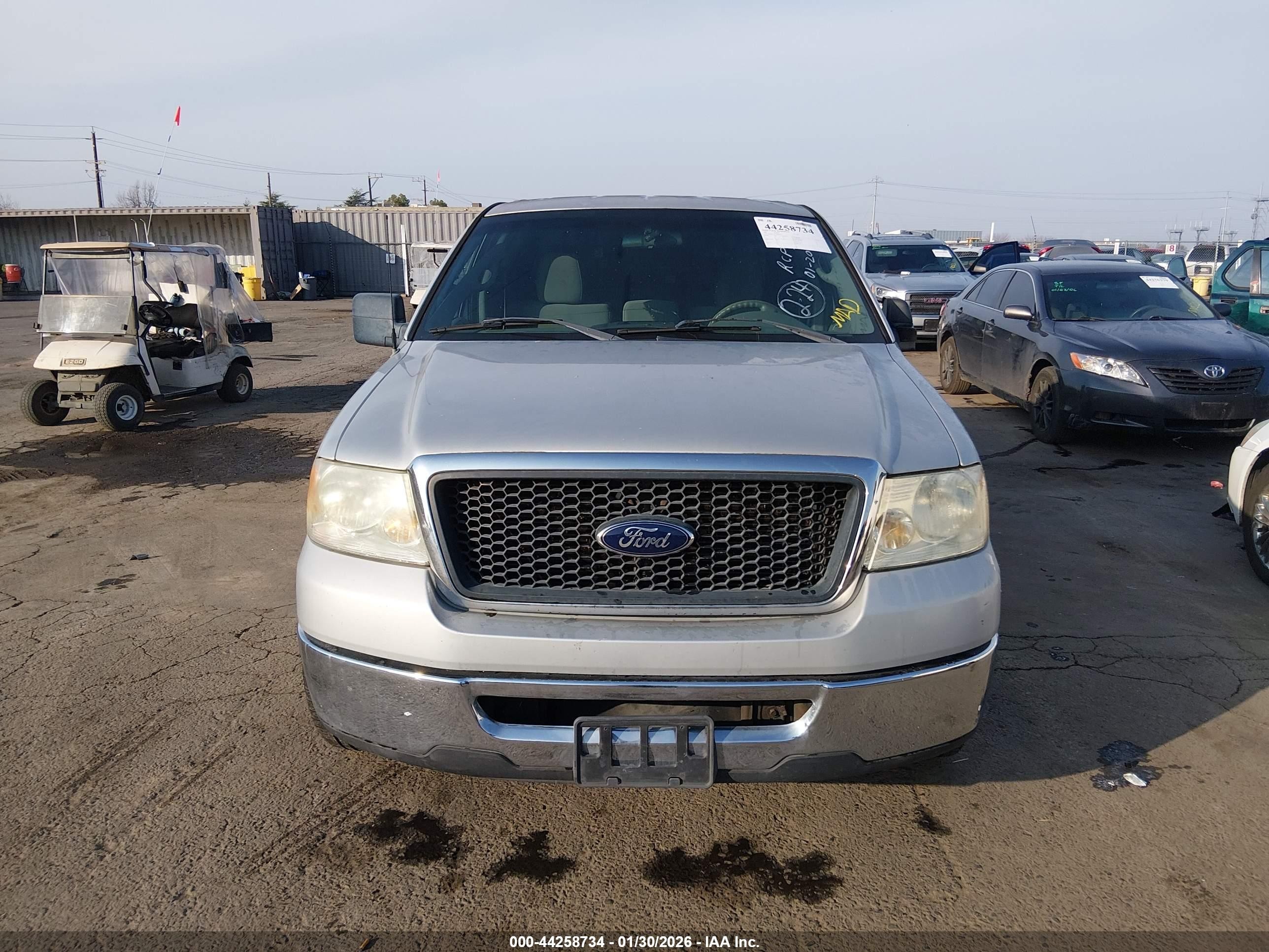 2007 Ford F-150 Lariat/xlt Silver vin: 1FTPW12587KC82074