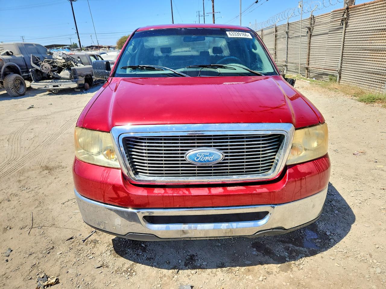 2008 Ford F150 Supercrew Red vin: 1FTPW12588FB16809