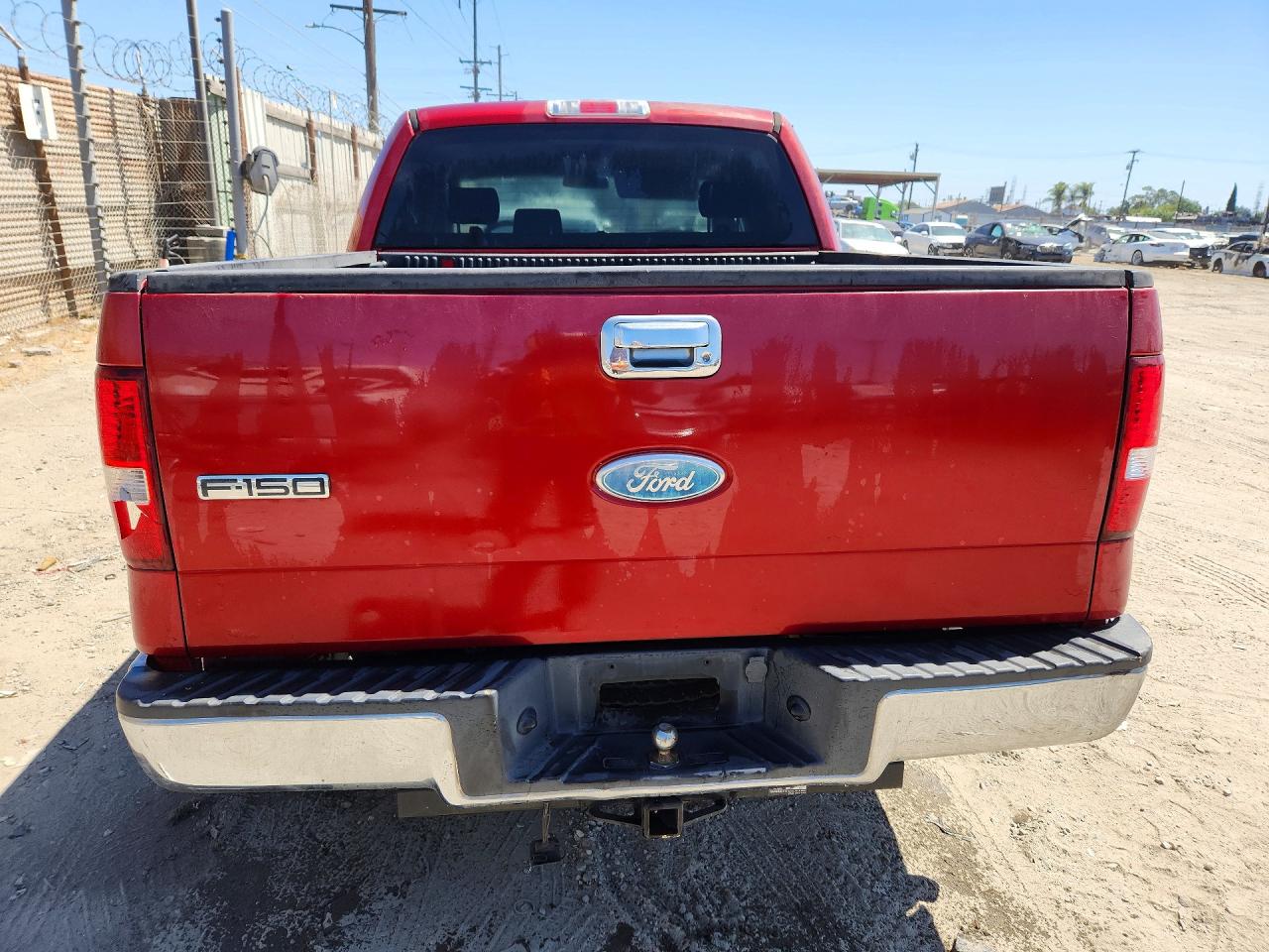 2008 Ford F150 Supercrew Red vin: 1FTPW12588FB16809