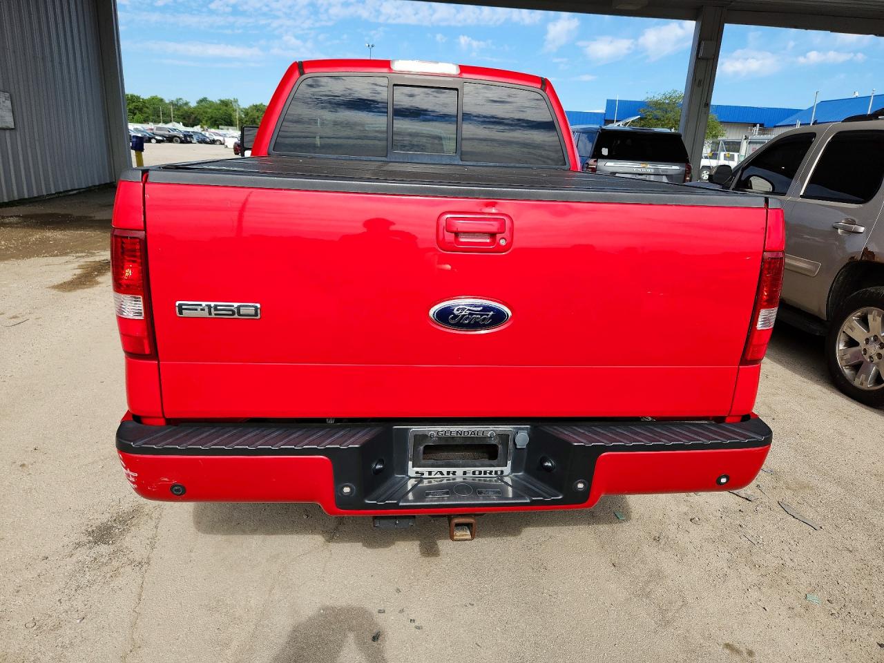 2008 Ford F150 Supercrew Red vin: 1FTPW12588KB88102