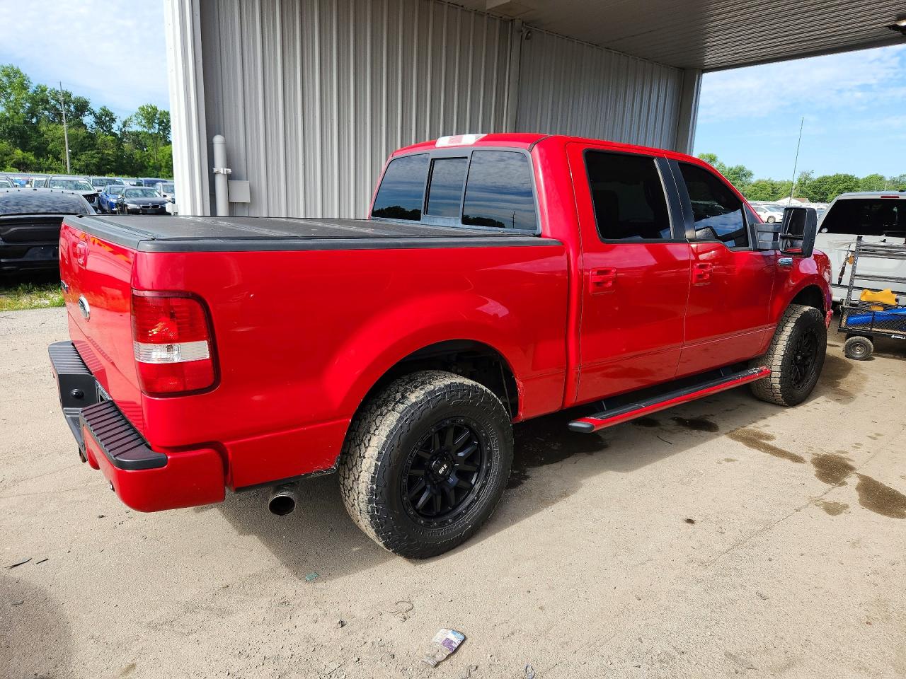 2008 Ford F150 Supercrew Red vin: 1FTPW12588KB88102