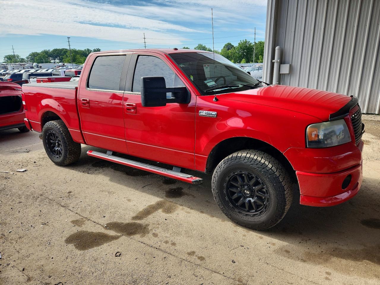 2008 Ford F150 Supercrew Red vin: 1FTPW12588KB88102