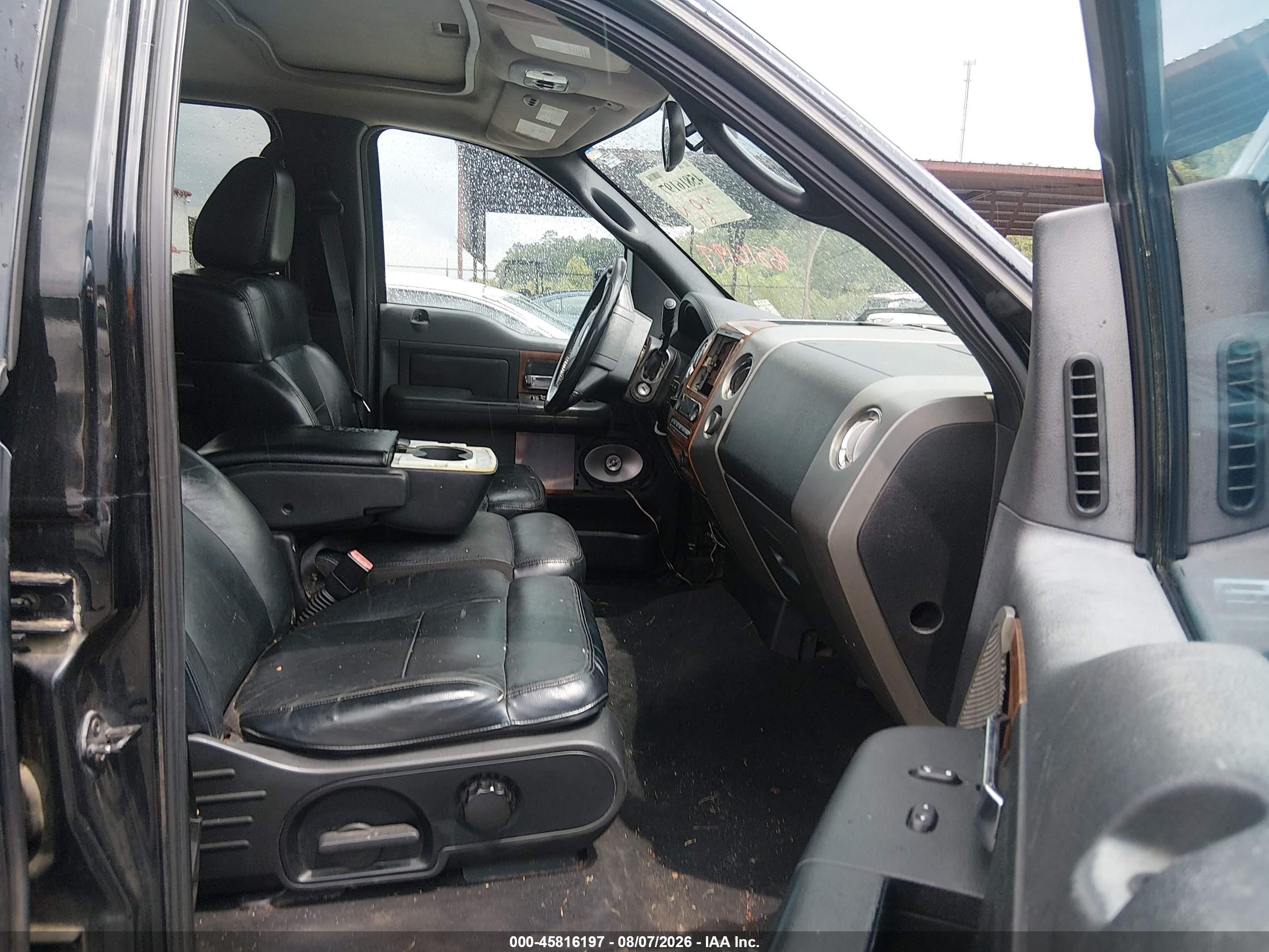 2004 Ford F-150 Lariat/xlt Black vin: 1FTPW12594FA19726