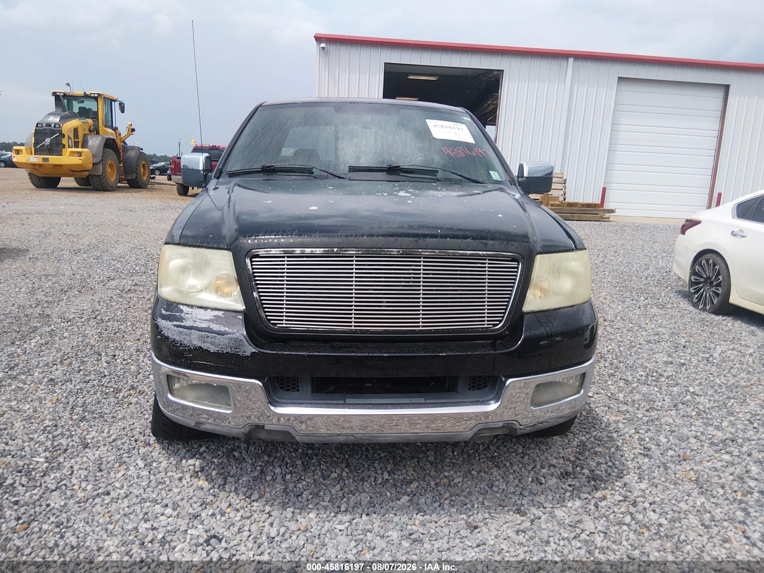 2004 Ford F-150 Lariat/xlt Black vin: 1FTPW12594FA19726