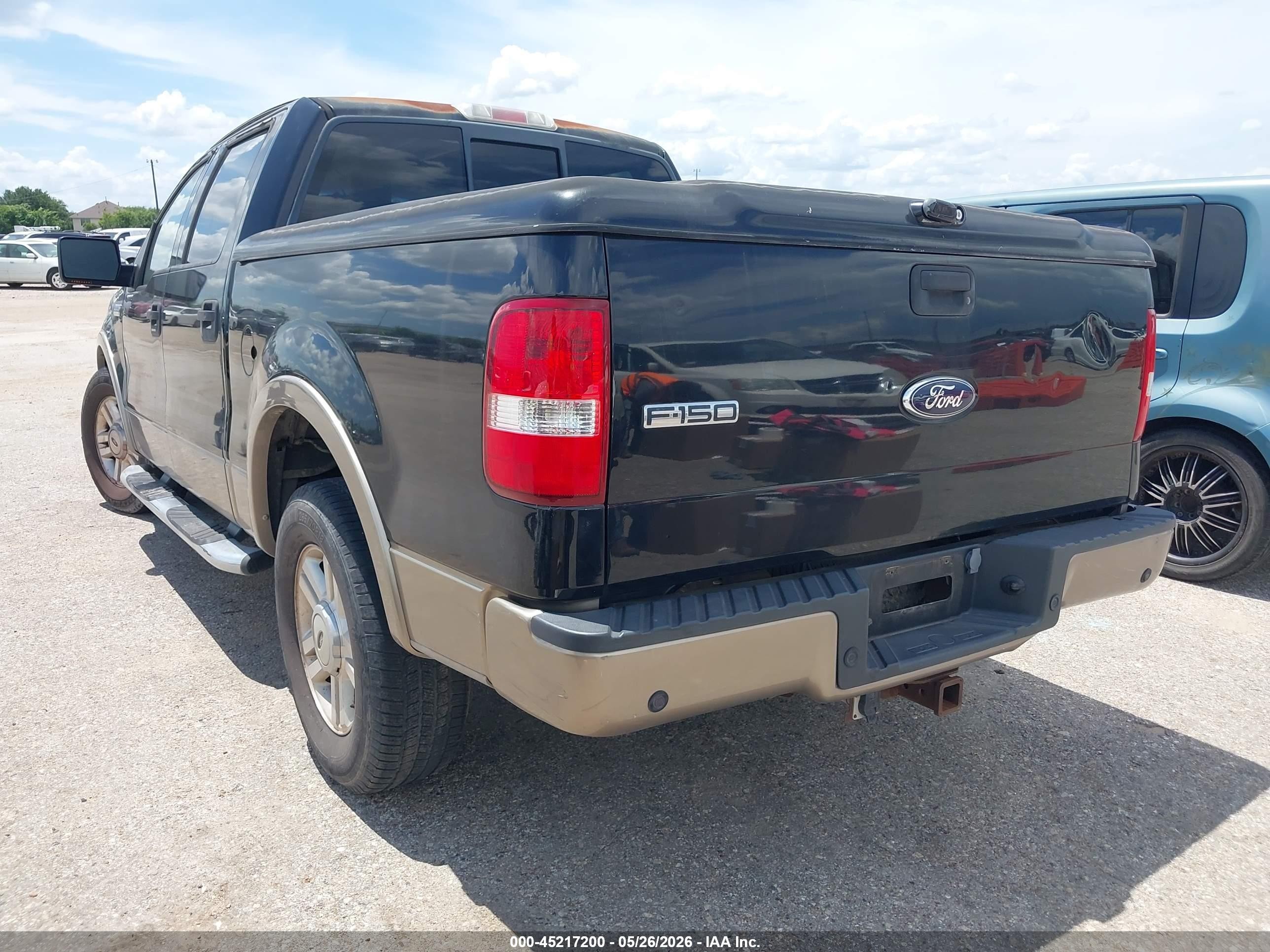 2004 Ford F-150 Lariat/xlt Black vin: 1FTPW12594KC10375