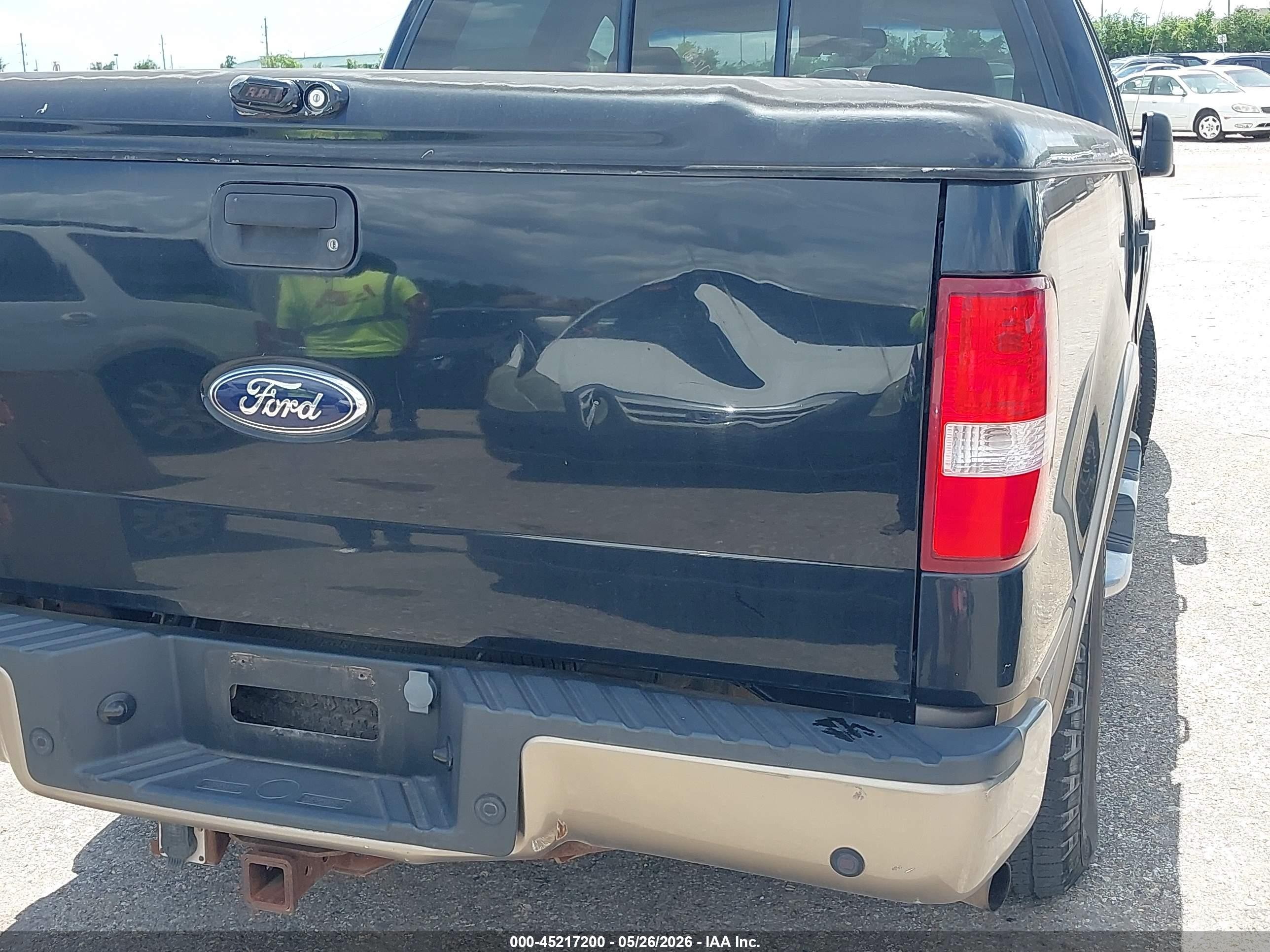 2004 Ford F-150 Lariat/xlt Black vin: 1FTPW12594KC10375