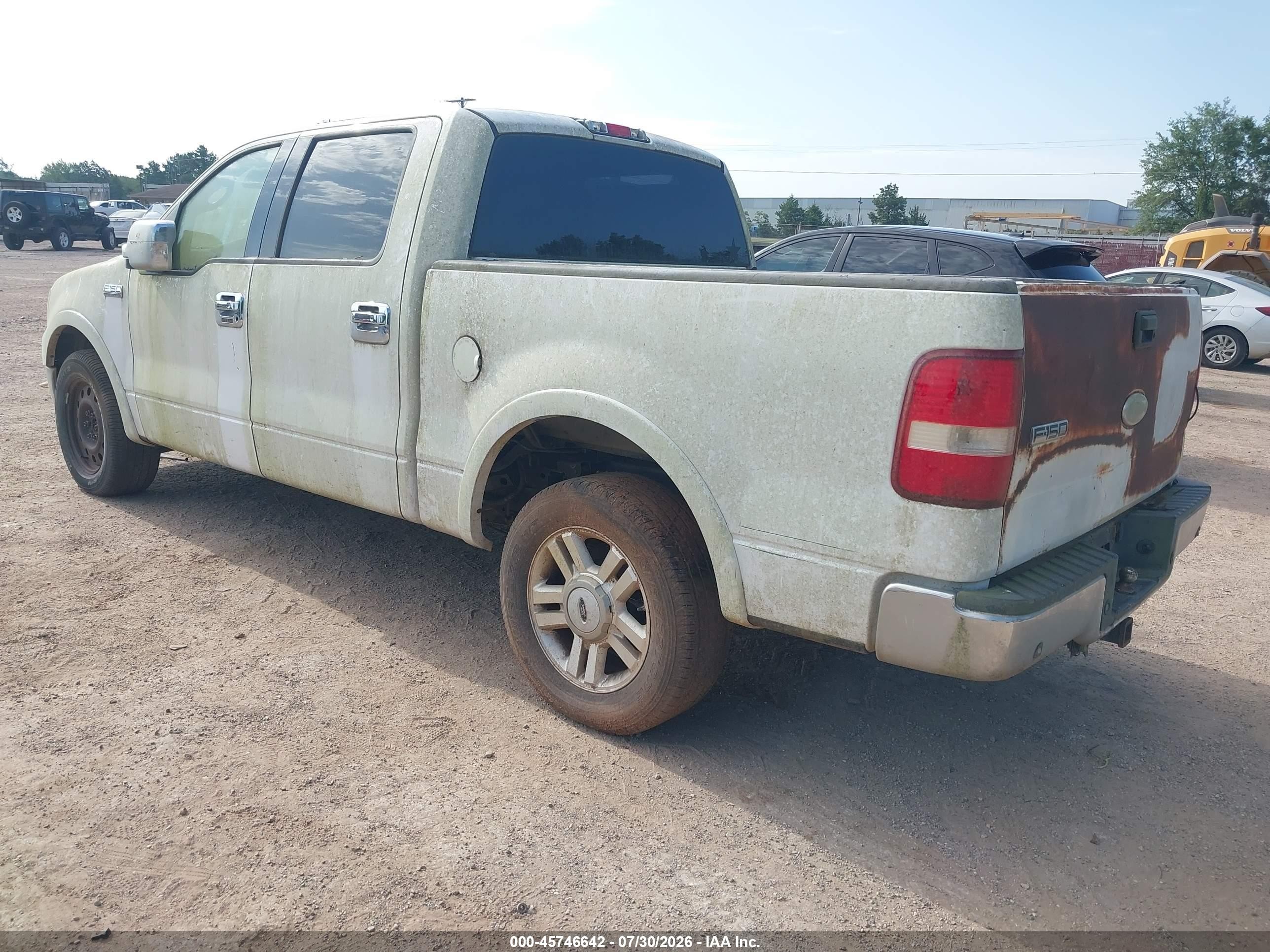 2004 Ford F-150 Lariat/xlt White vin: 1FTPW12594KD37742