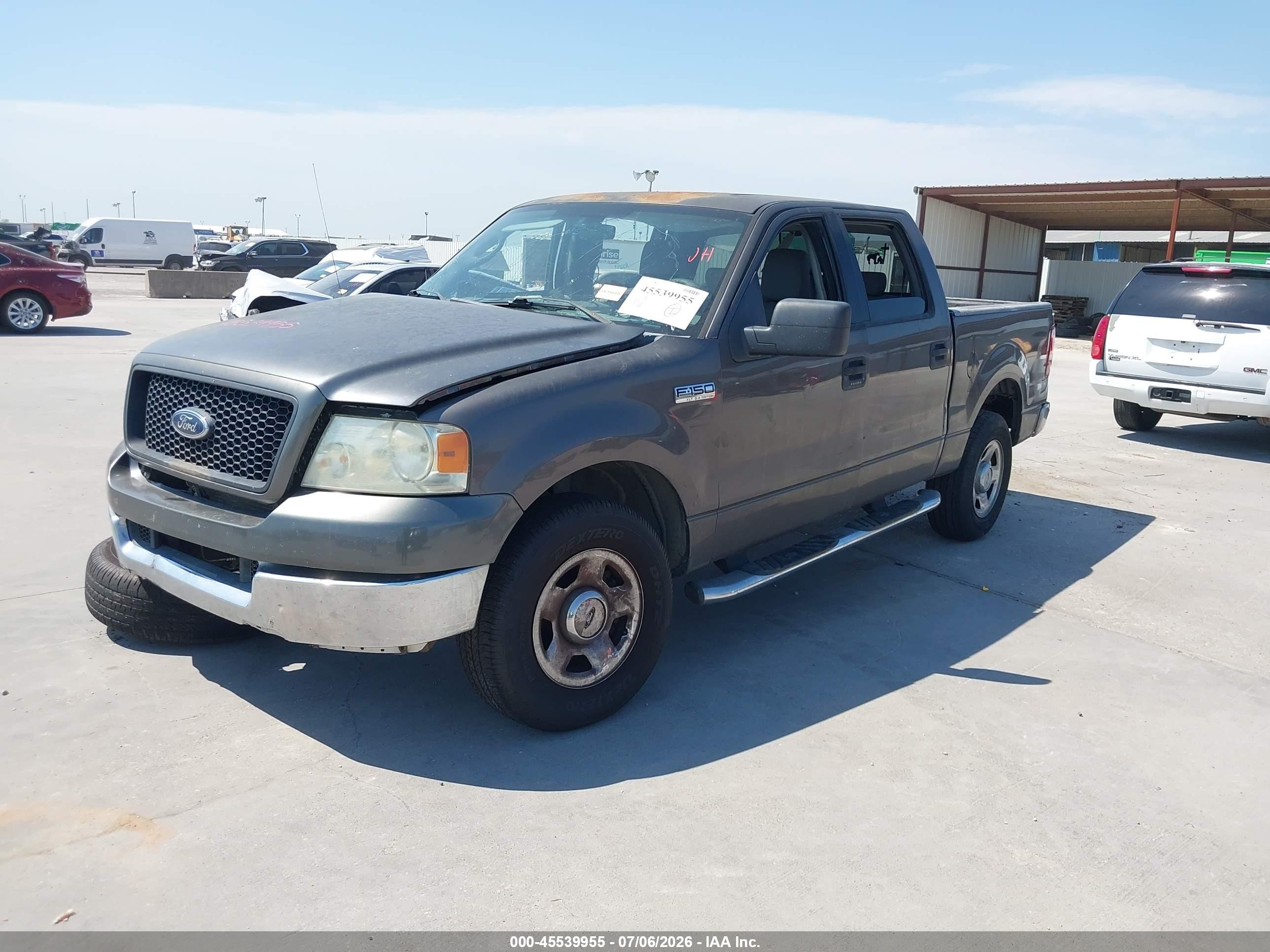 2004 Ford F-150 Lariat/xlt Серый vin: 1FTPW12594KD82289