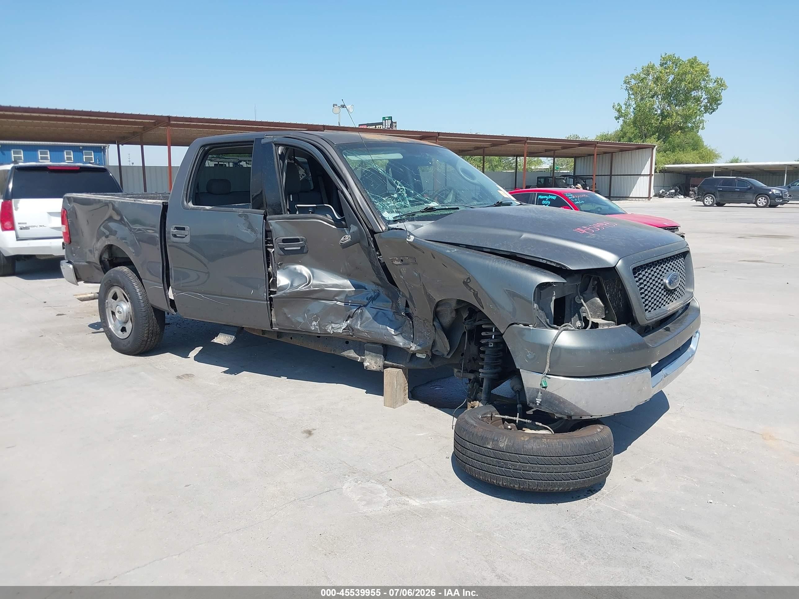 2004 Ford F-150 Lariat/xlt Gray vin: 1FTPW12594KD82289