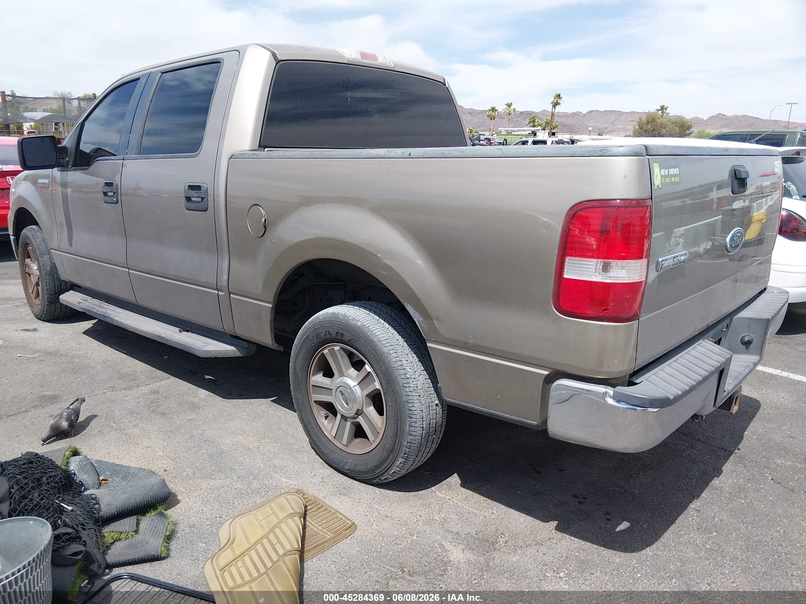 2005 Ford F-150 Lariat/xlt Champagne vin: 1FTPW12595FB20623