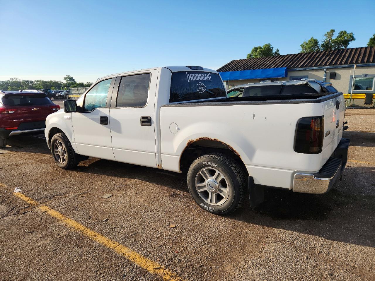 2005 Ford F150 Supercrew White vin: 1FTPW12595KE90168