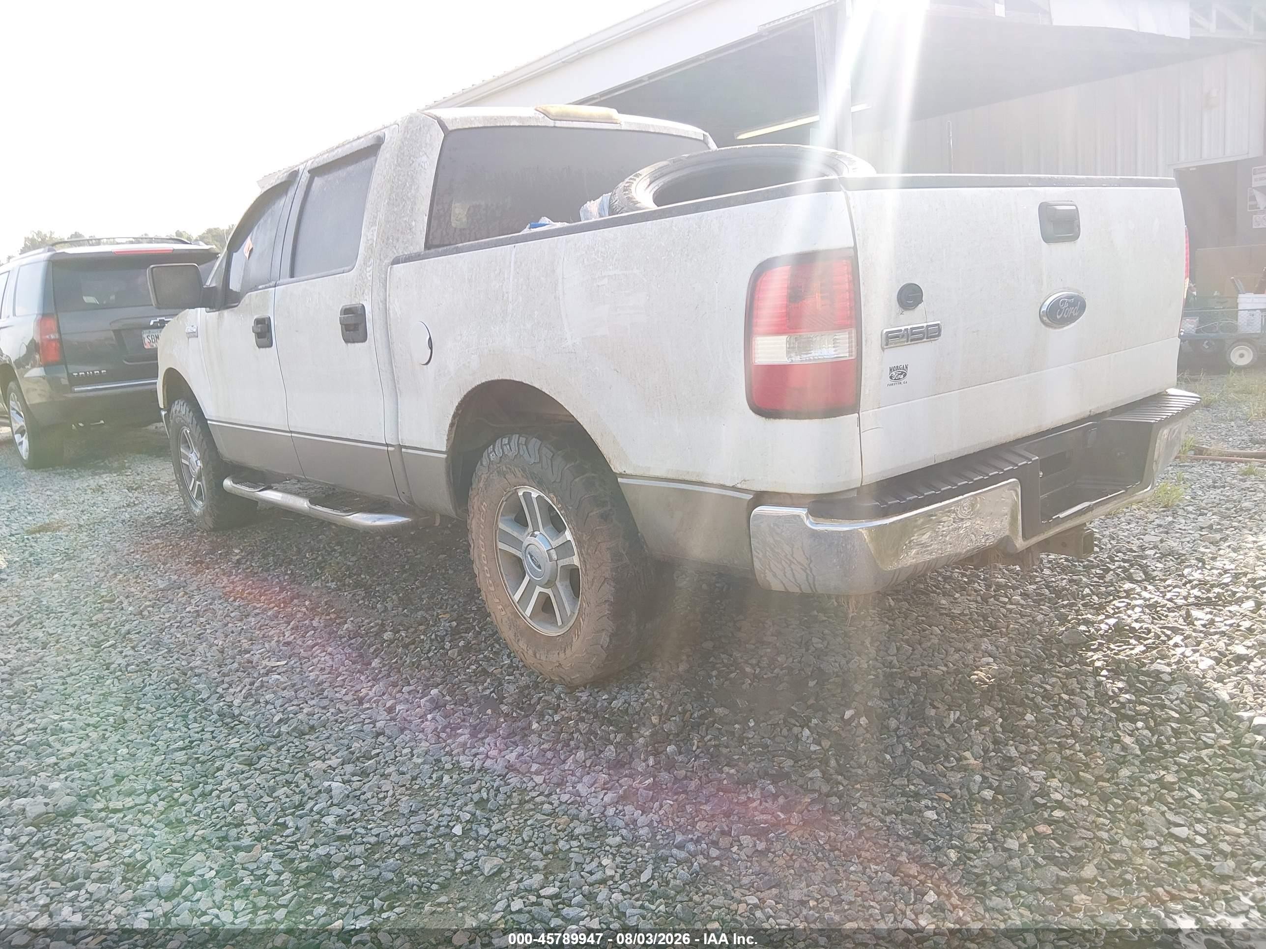 2006 Ford F-150 Lariat/xlt White vin: 1FTPW12596FA03349