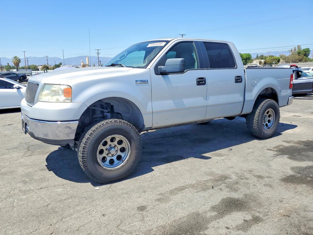 2006 Ford F150 Supercrew Silver vin: 1FTPW12596KB25460