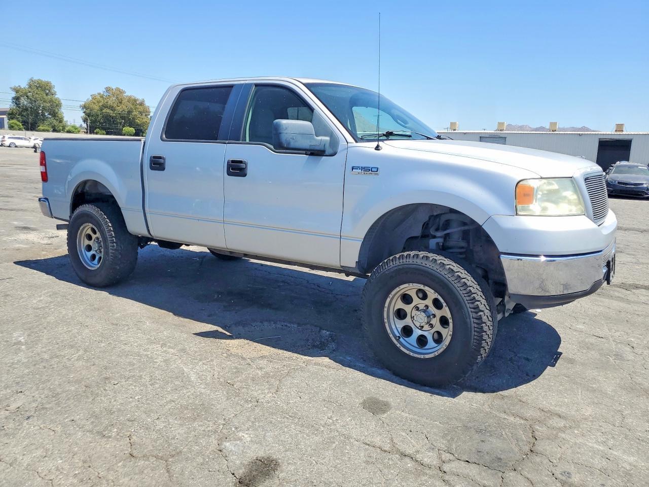2006 Ford F150 Supercrew Silver vin: 1FTPW12596KB25460