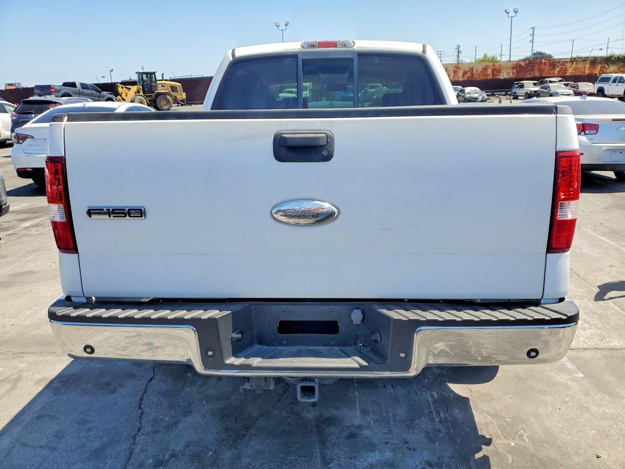 2007 Ford F150 Supercrew White vin: 1FTPW12597KB03394