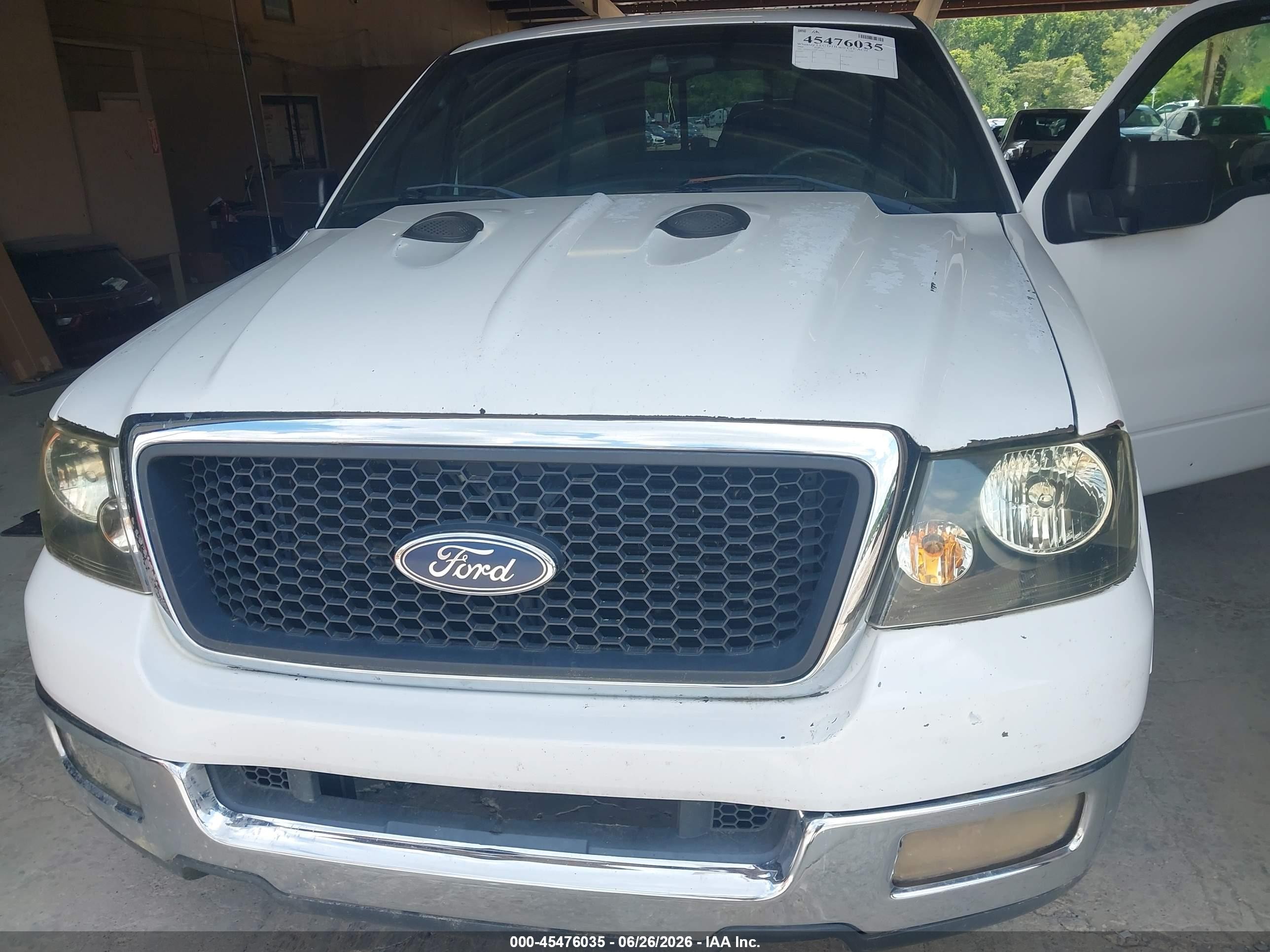 2004 Ford F-150 Lariat/xlt White vin: 1FTPW125X4FA00781