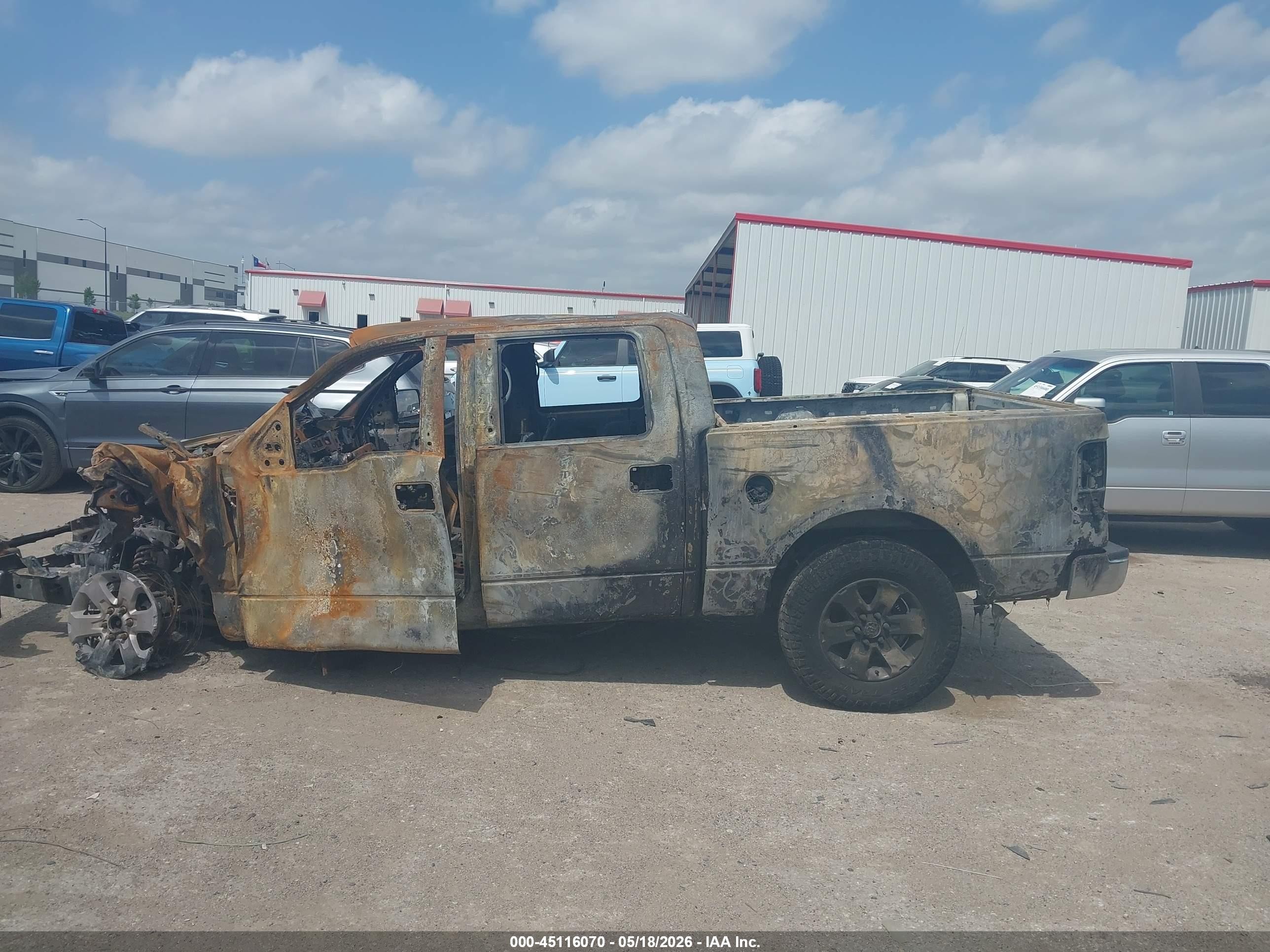 2005 Ford F-150 Lariat/xlt Brown vin: 1FTPW125X5FA67169