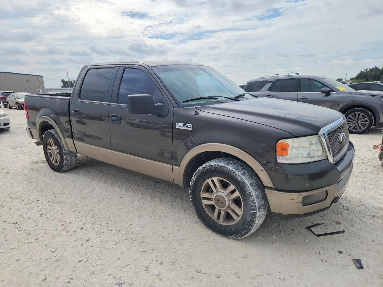 2005 Ford F150 Supercrew Gray vin: 1FTPW125X5KE28200