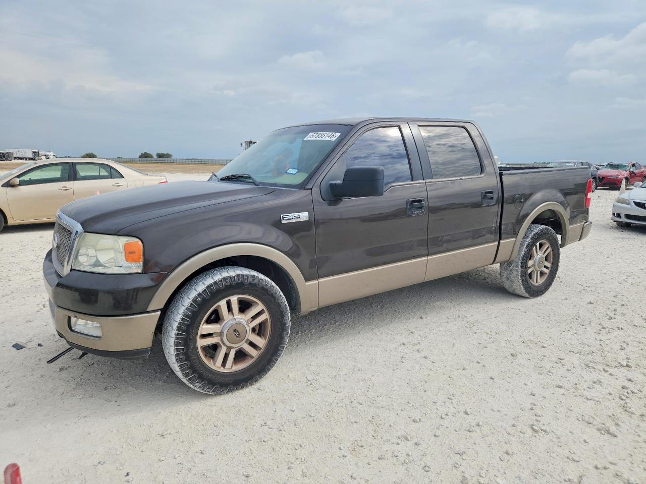 2005 Ford F150 Supercrew Gray vin: 1FTPW125X5KE28200