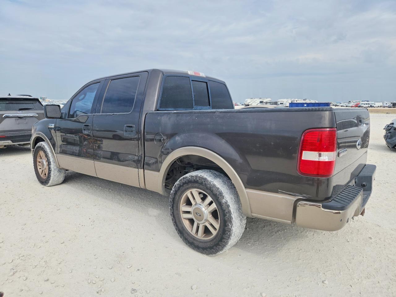 2005 Ford F150 Supercrew Gray vin: 1FTPW125X5KE28200