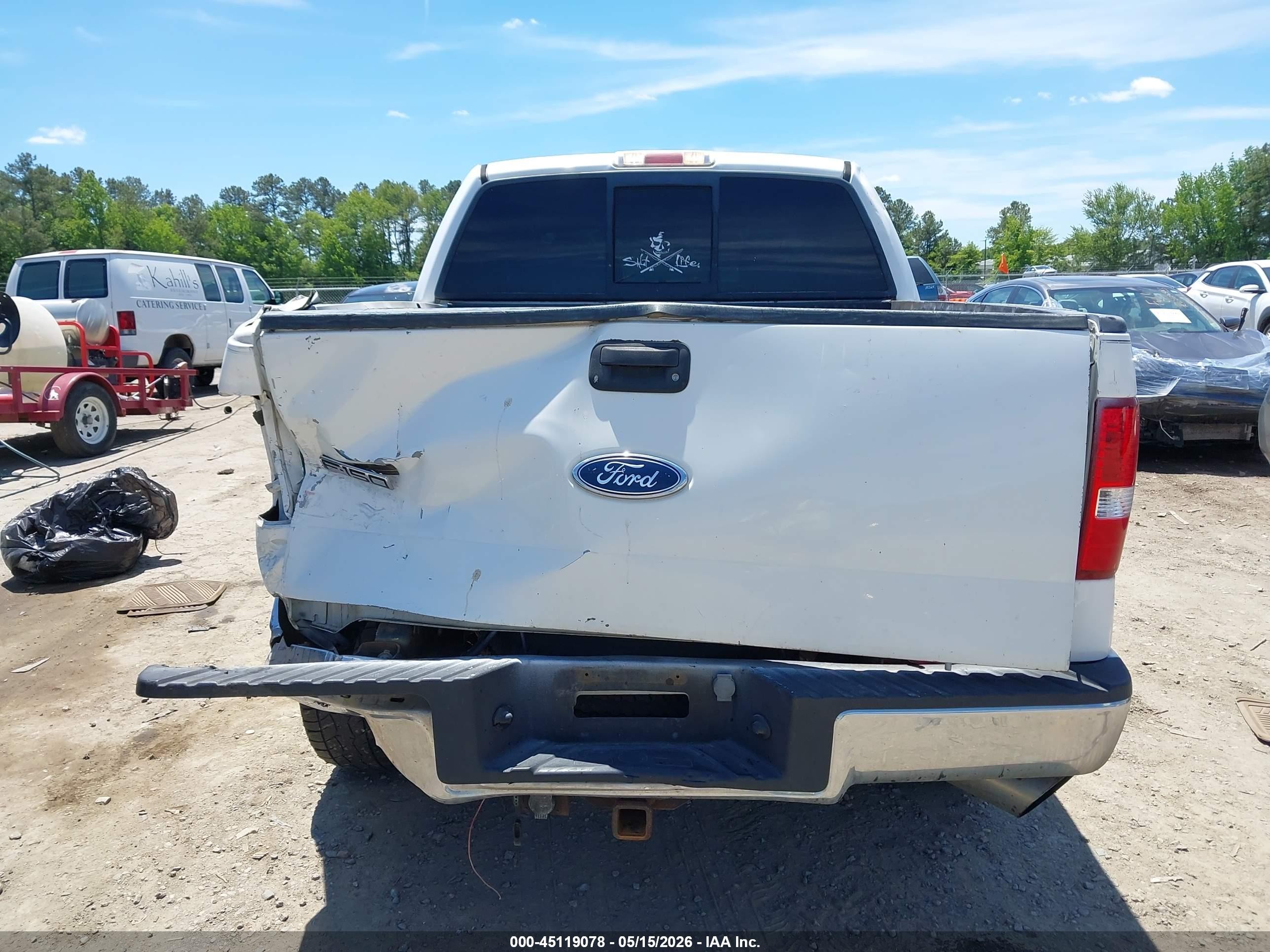 2006 Ford F-150 Lariat/xlt White vin: 1FTPW125X6FA64936