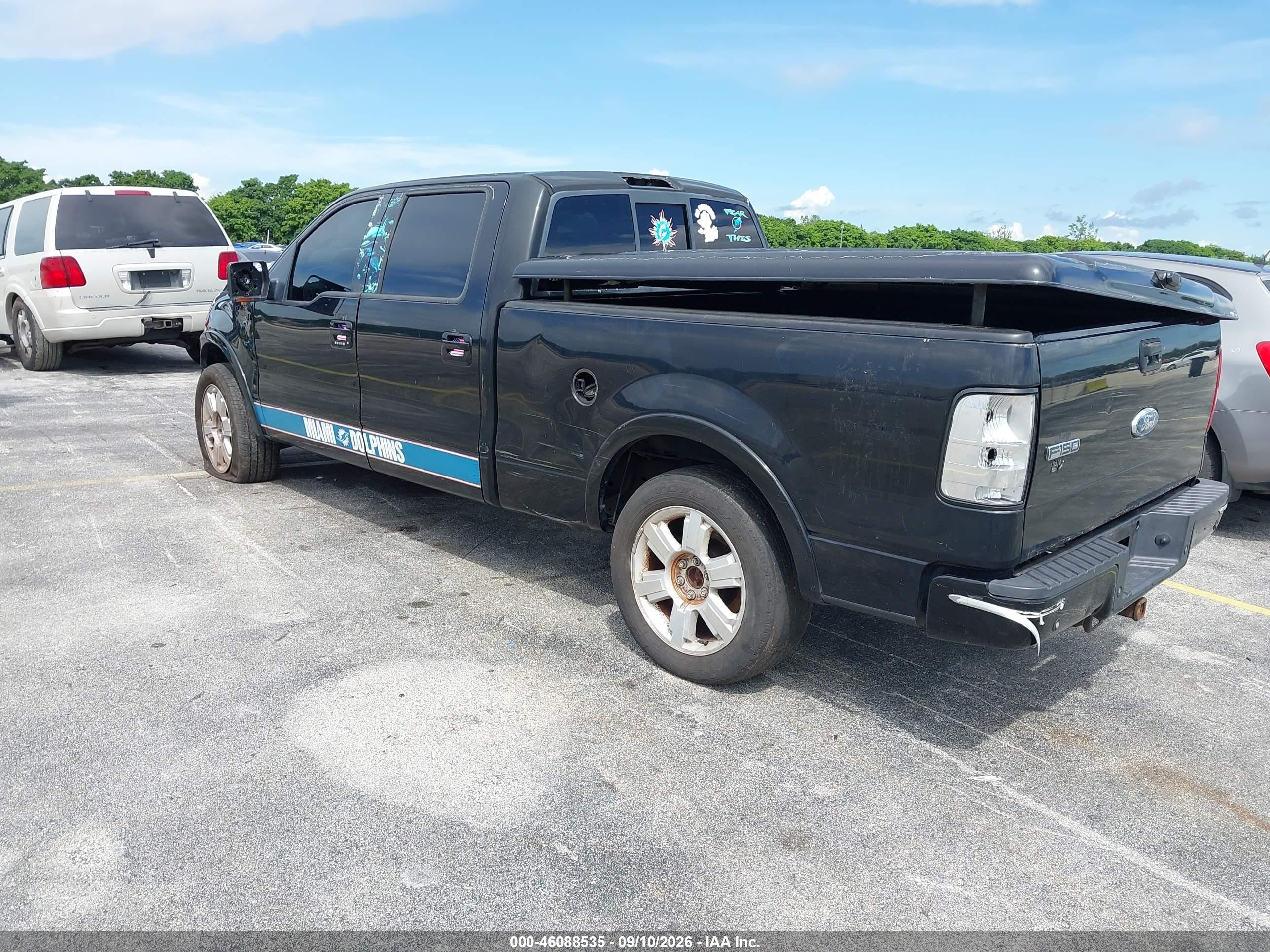 2008 Ford F-150 60th Anniversary/fx2/king Ranch/lariat/limited/xlt Black vin: 1FTPW125X8FA10684