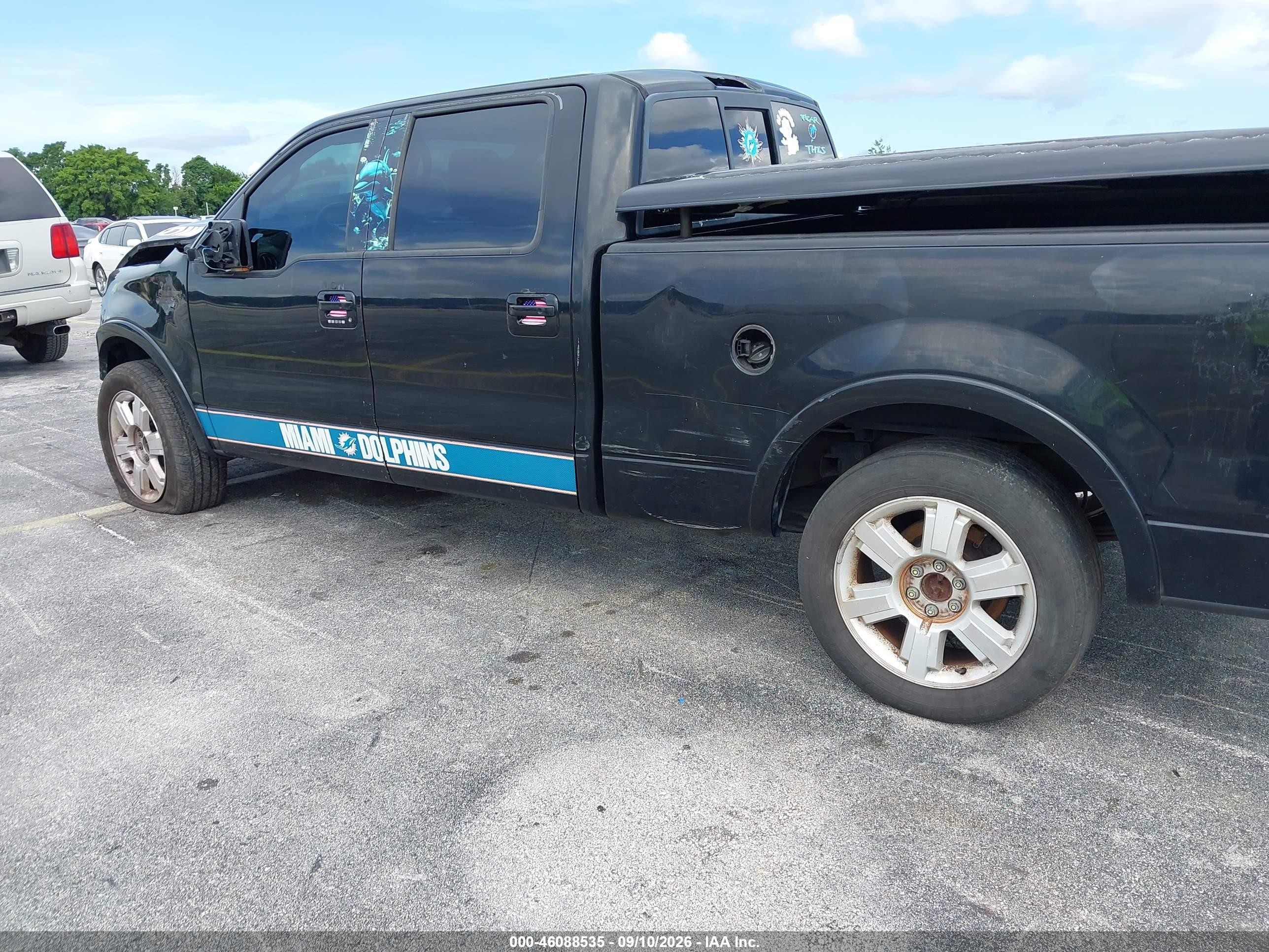 2008 Ford F-150 60th Anniversary/fx2/king Ranch/lariat/limited/xlt Black vin: 1FTPW125X8FA10684