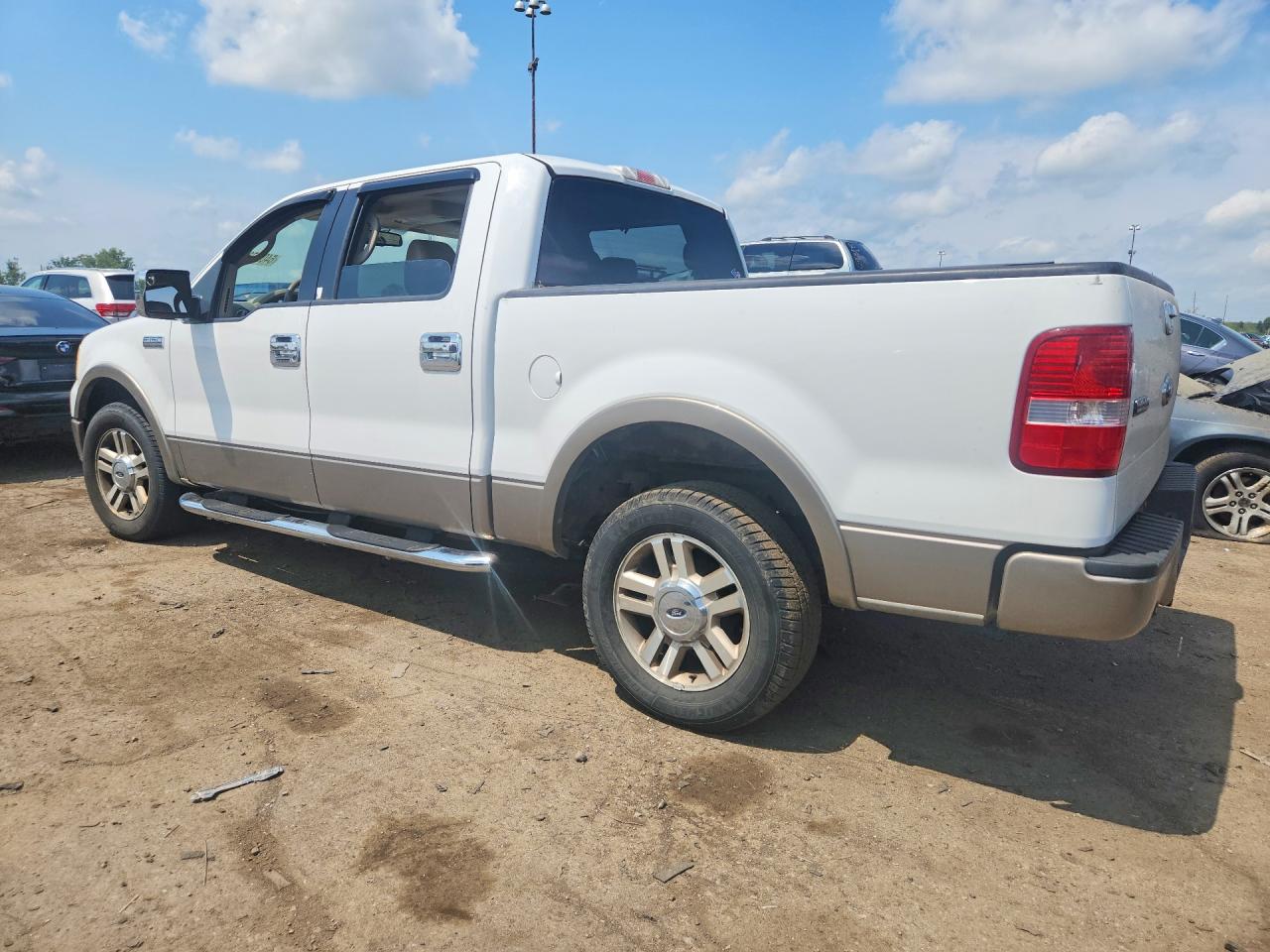 2006 Ford F150 Supercrew White vin: 1FTPW12V06FB73342