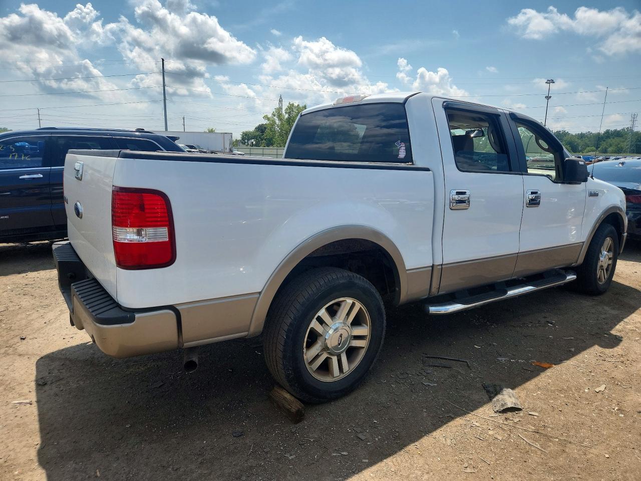 2006 Ford F150 Supercrew White vin: 1FTPW12V06FB73342