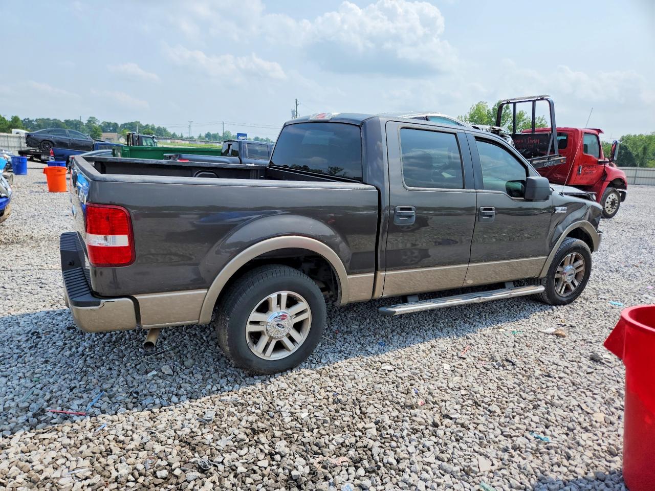 2006 Ford F150 Supercrew Brown vin: 1FTPW12V06KC68703