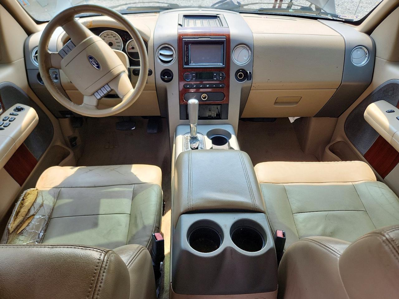 2006 Ford F150 Supercrew Brown vin: 1FTPW12V06KC68703