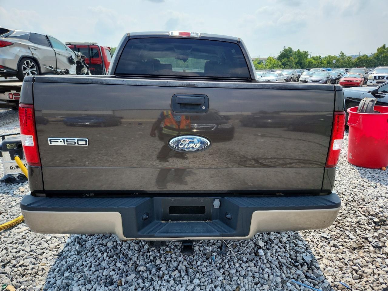 2006 Ford F150 Supercrew Brown vin: 1FTPW12V06KC68703