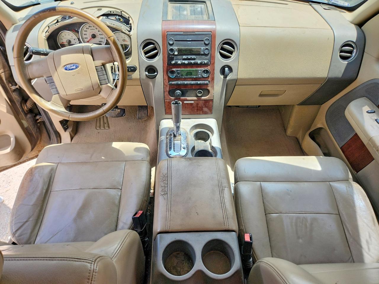 2006 Ford F150 Supercrew Brown vin: 1FTPW12V06KD52391