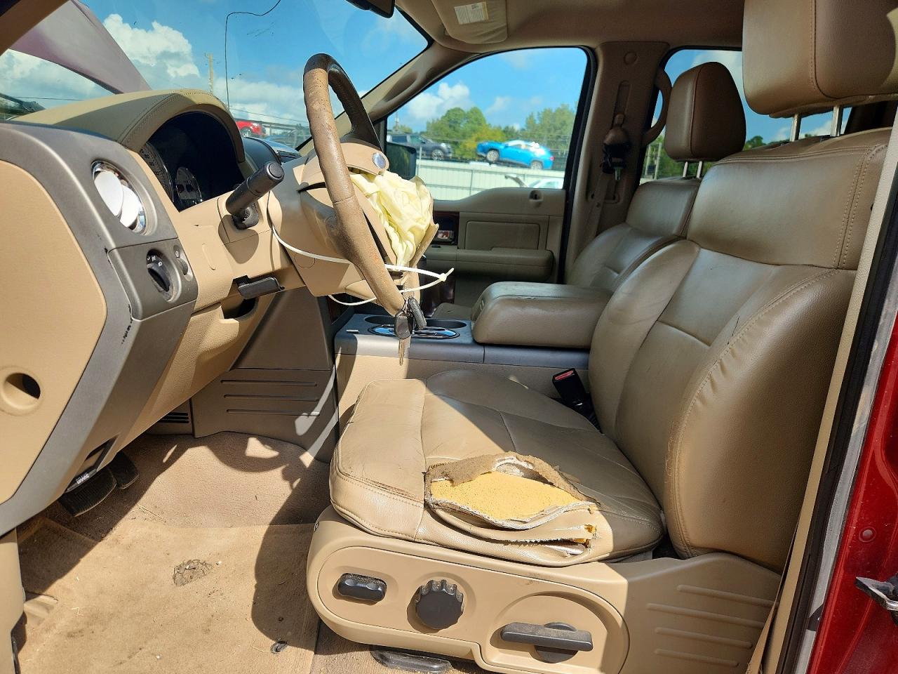 2007 Ford F150 Supercrew Red vin: 1FTPW12V07FB61662