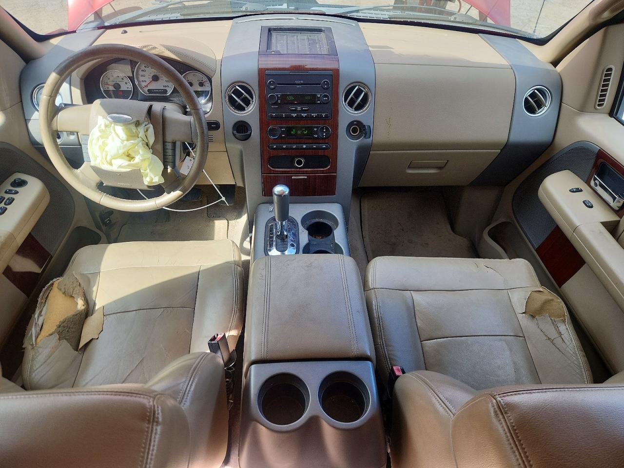 2007 Ford F150 Supercrew Red vin: 1FTPW12V07FB61662