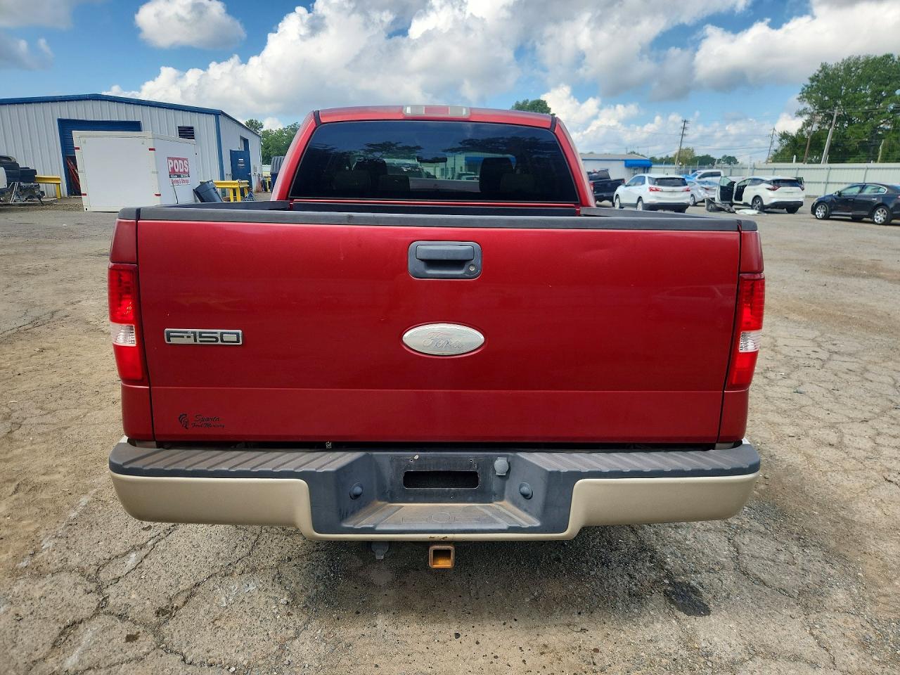 2007 Ford F150 Supercrew Red vin: 1FTPW12V07FB61662