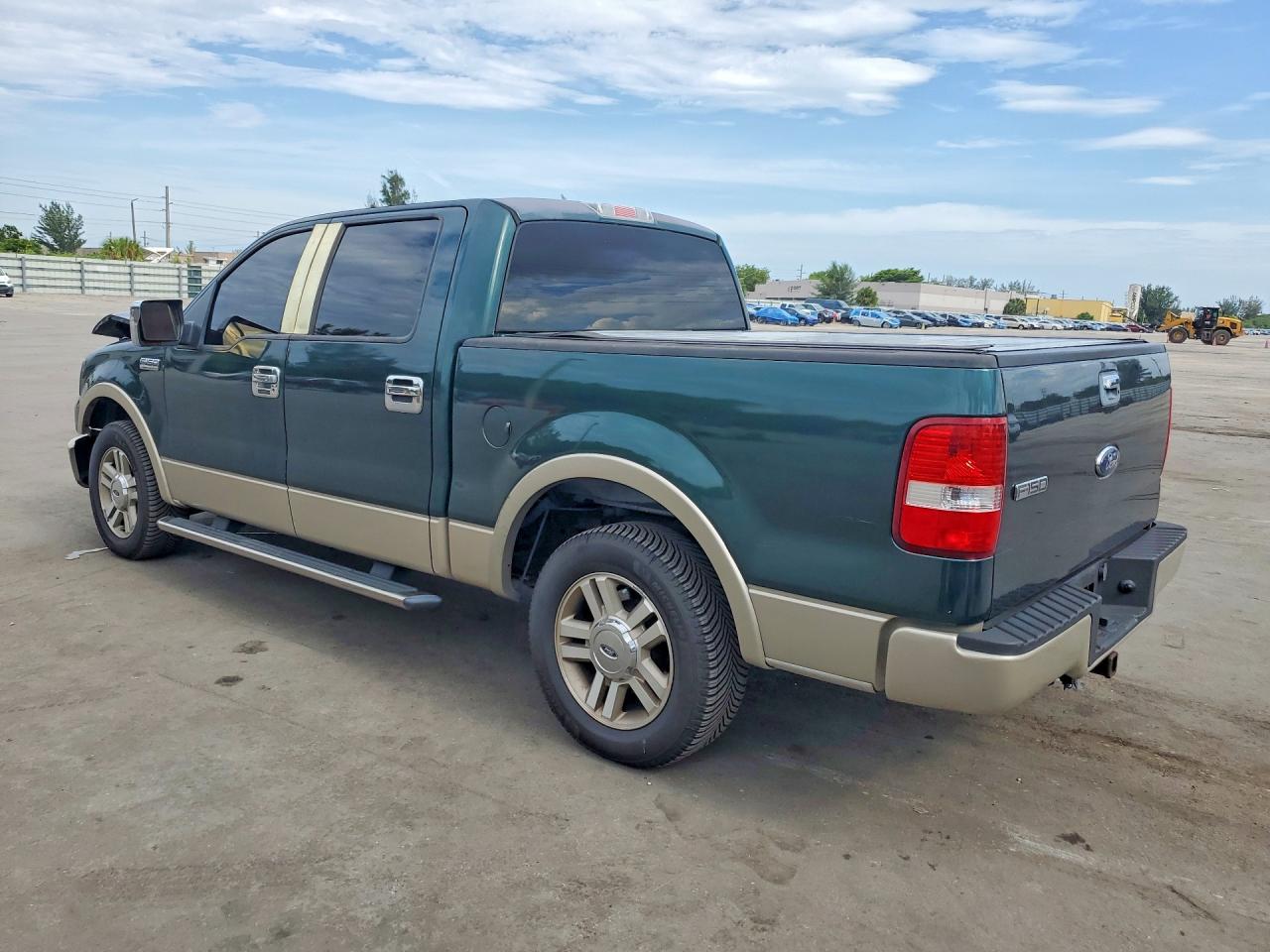 2007 Ford F150 Supercrew Green vin: 1FTPW12V07KB29074