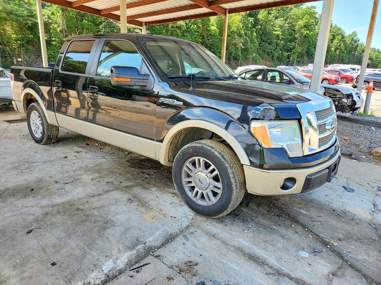 2009 Ford F150 Supercrew Black vin: 1FTPW12V09FA89848