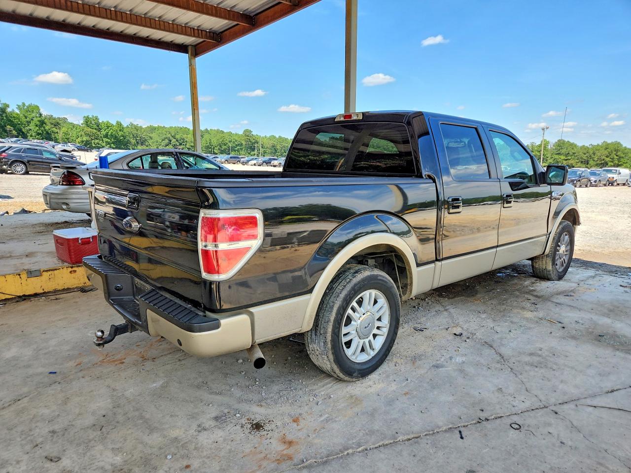 2009 Ford F150 Supercrew Black vin: 1FTPW12V09FA89848