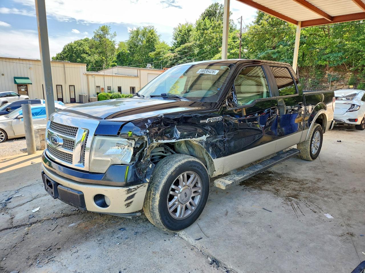 2009 Ford F150 Supercrew Black vin: 1FTPW12V09FA89848